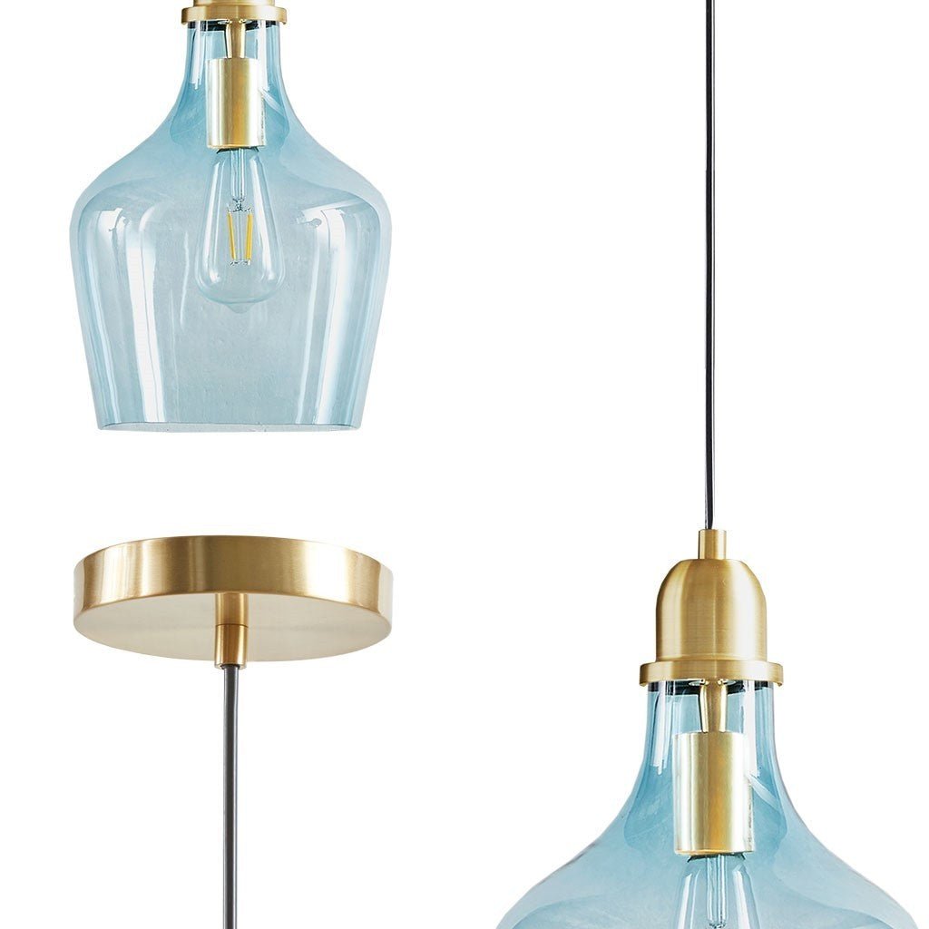 Bell Shaped Glass Pendant - Tuesday Morning - Pendant Lights