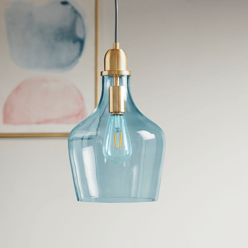 Bell Shaped Glass Pendant - Tuesday Morning - Pendant Lights