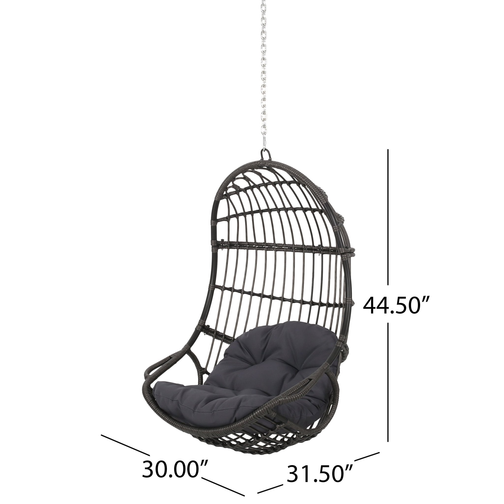 BERKSHIRE HANGING CHAIR WITH 8FT CHAIN - Tuesday Morning - Hammocks & Swings