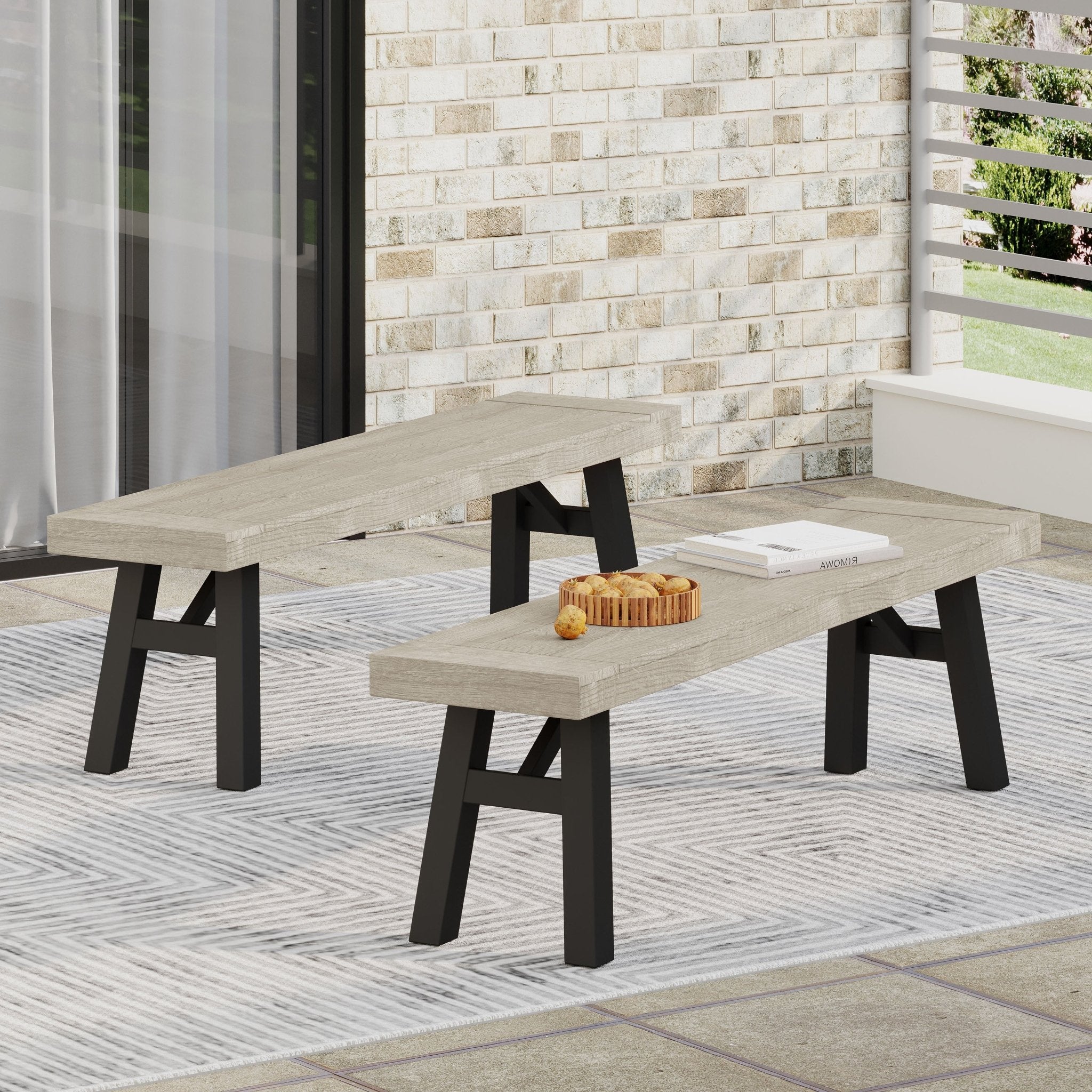 BETTINA DINING SET - GRAY (3 PCS) - Tuesday Morning - Kitchen & Dining Furniture Sets