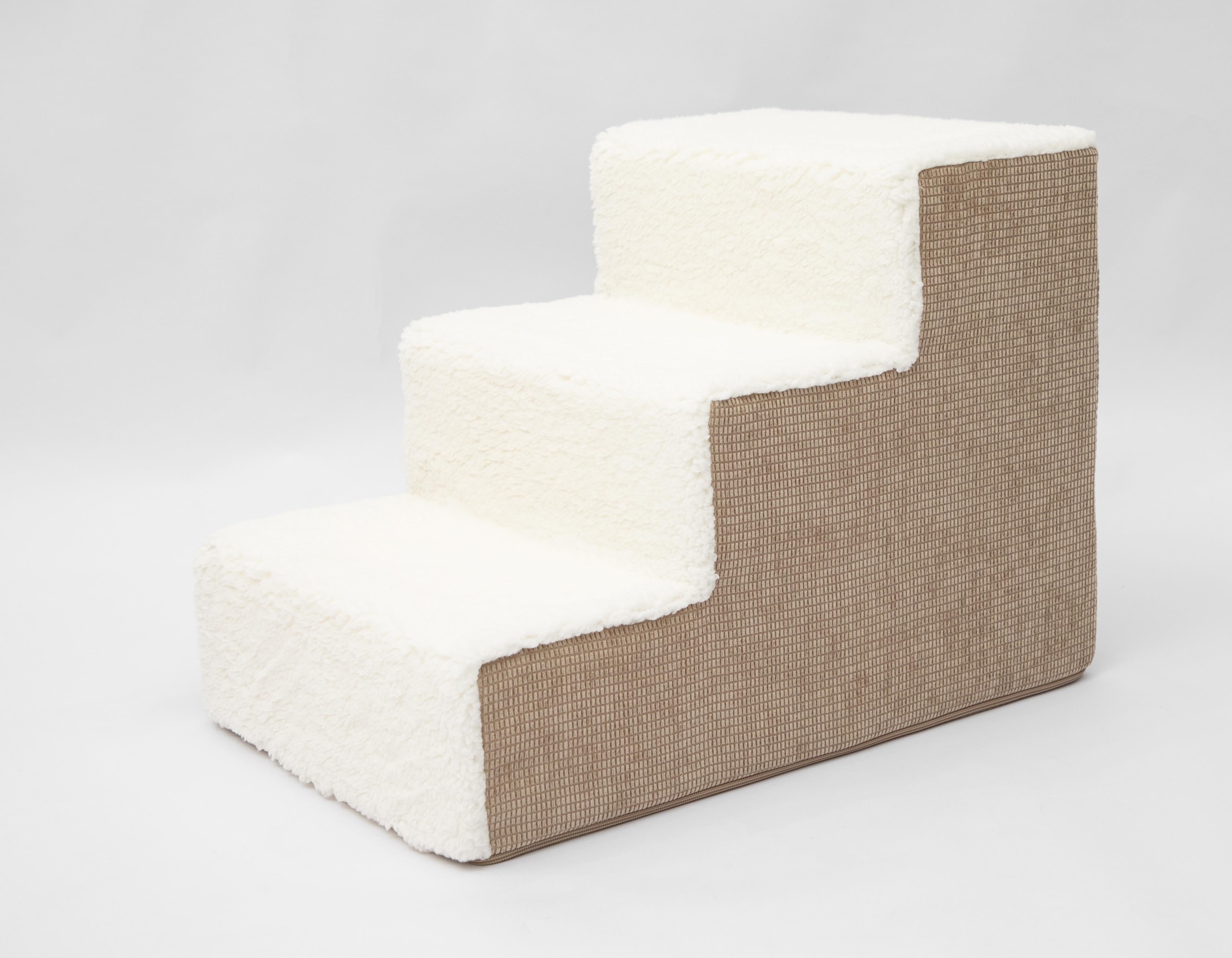 Precious Tails High Density Foam Sherpa Top Wide 3 Steps