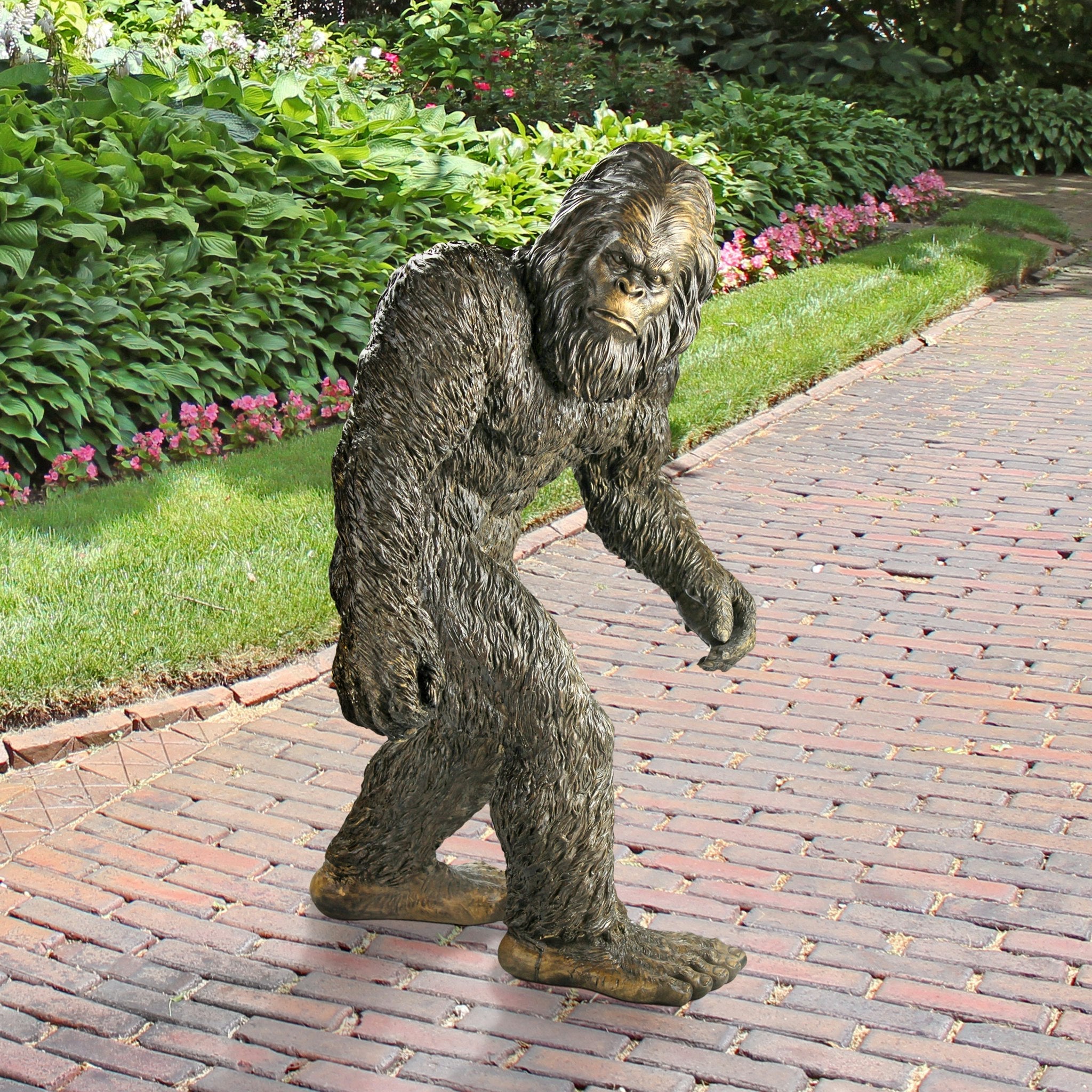 Bigfoot, the Garden Yeti Statue: Large - Tuesday Morning - Statues & Sculptures