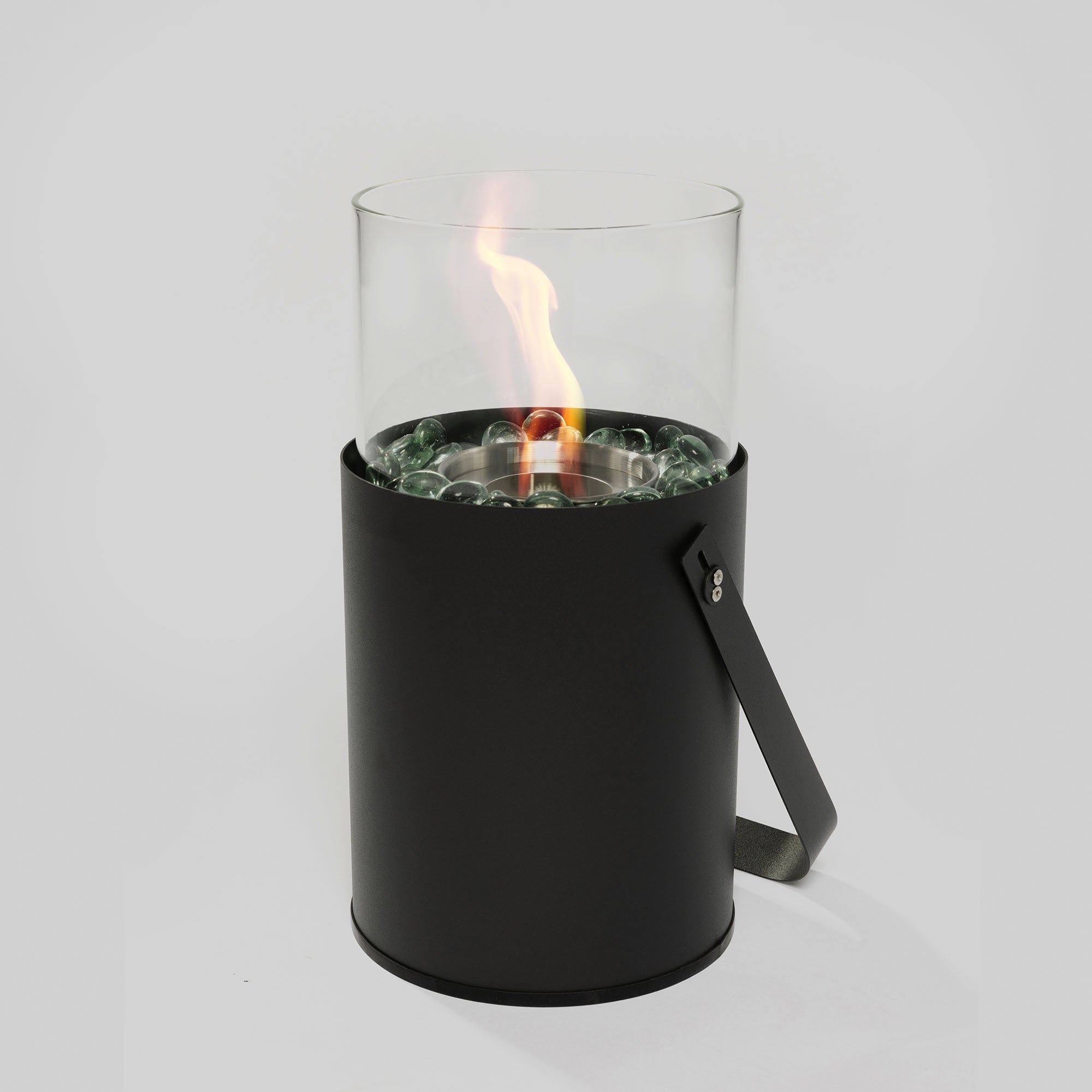 Black Ethanol Fire Pit, Tabletop Fire Pit, Mini Fire Pit, Portable Fireplace for Indoor & Garden for Dinner Parties, Home Decoration - Tuesday Morning - Fire Pits