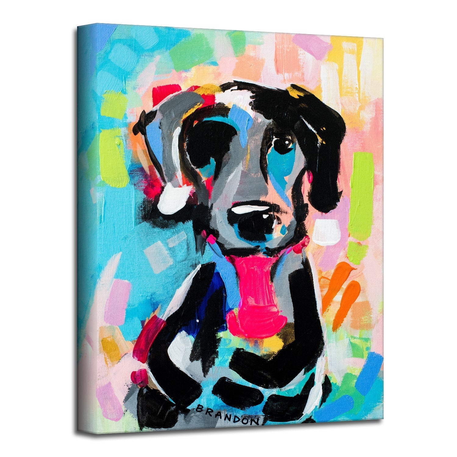 Black Lab' Wrapped Canvas Wall Art - Tuesday Morning - Wall Art