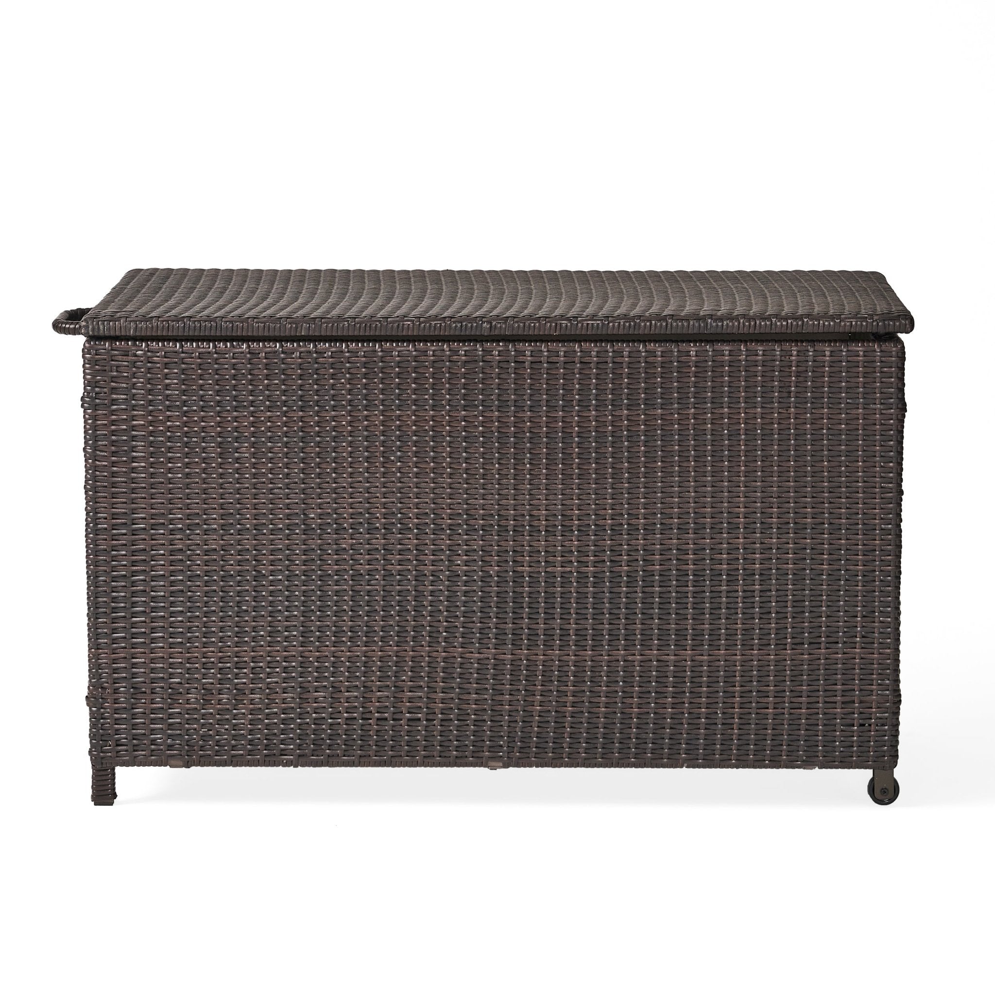 BLAKE WICKER CUSHION BOX - Tuesday Morning - Outdoor Storage Boxes