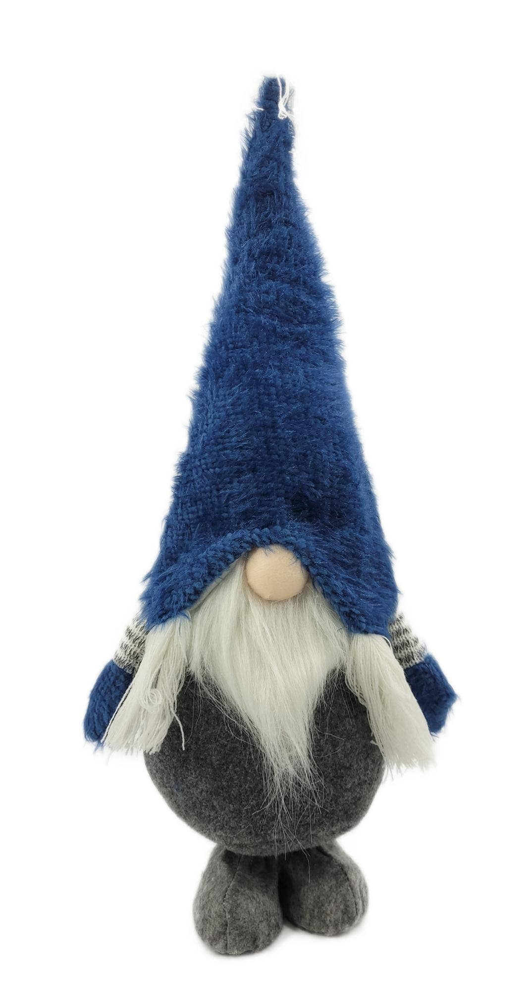 Blue Hat Fabric Standing Gnome - Tuesday Morning - Decorative Objects