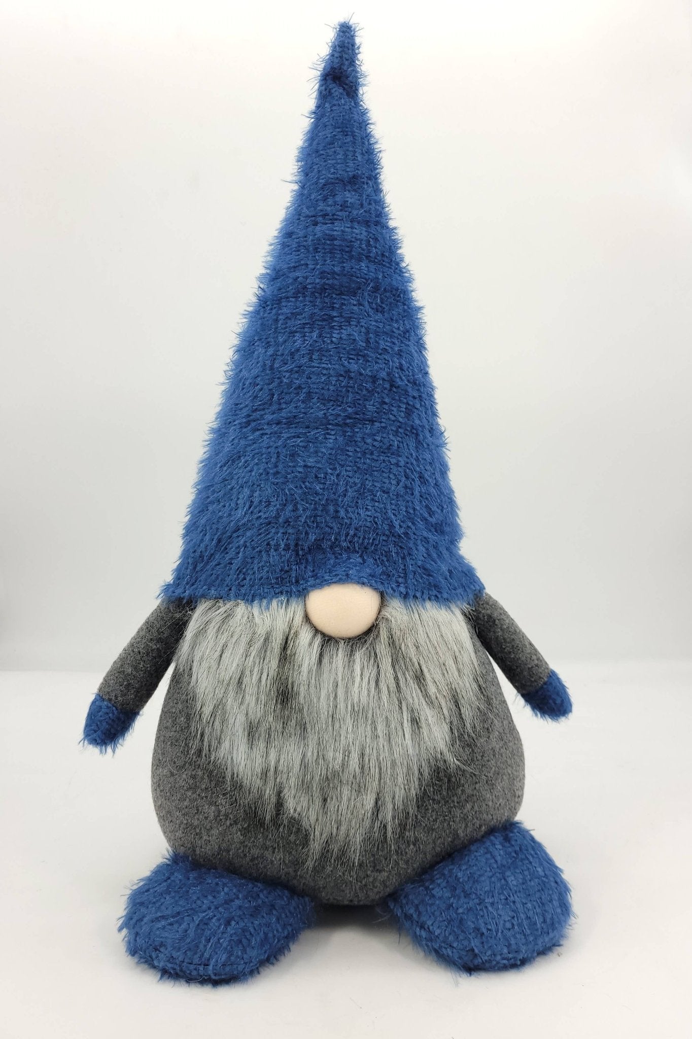 Blue Hat Sitting Holiday Gnome - Tuesday Morning - Decorative Objects