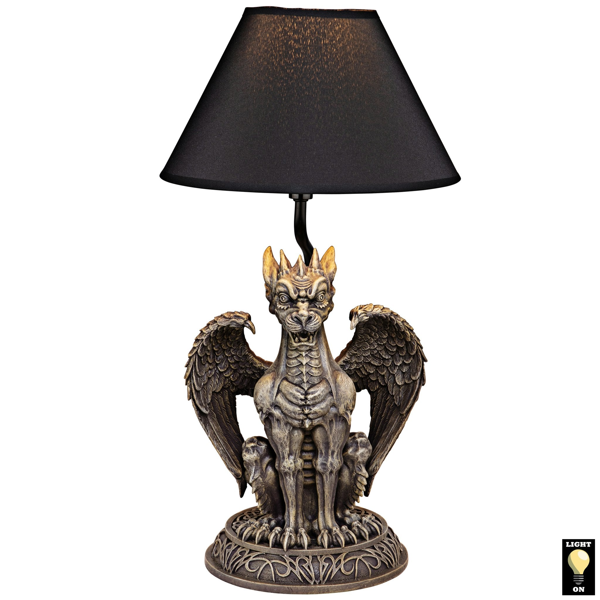 Boden the Gothic Gargoyle Sculptural Table Lamp - Tuesday Morning - Table & Desk Lamps