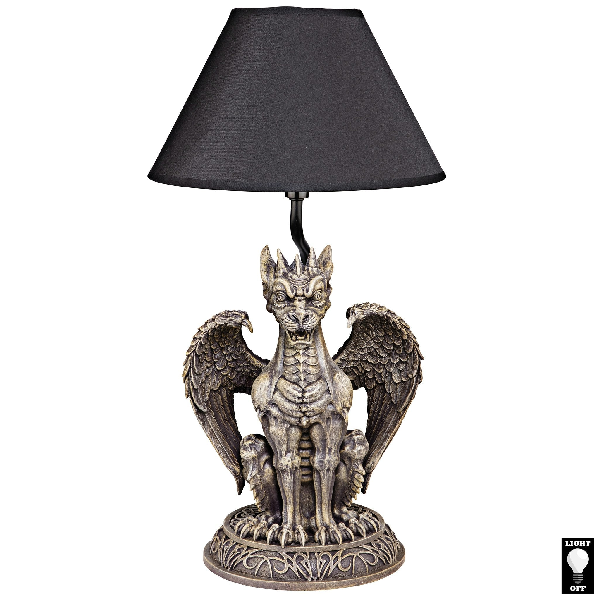 Boden the Gothic Gargoyle Sculptural Table Lamp - Tuesday Morning - Table & Desk Lamps