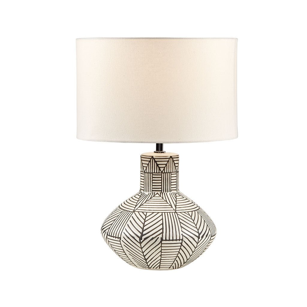 Boho Ceramic Table Lamp - Tuesday Morning - Table & Desk Lamps