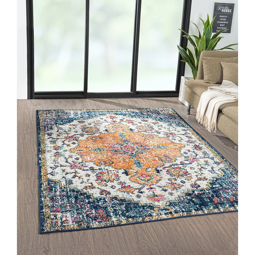 Boho Medallion Woven Area Rug - Tuesday Morning - Area Rugs