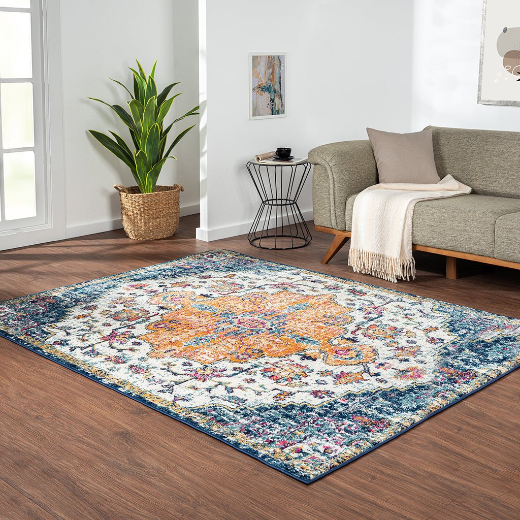 Boho Medallion Woven Area Rug - Tuesday Morning - Area Rugs