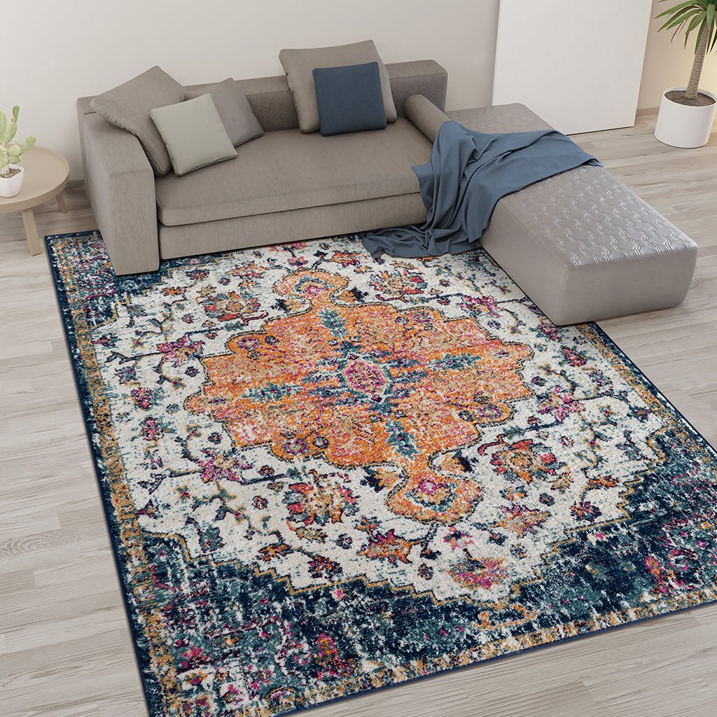 Boho Medallion Woven Area Rug - Tuesday Morning - Area Rugs