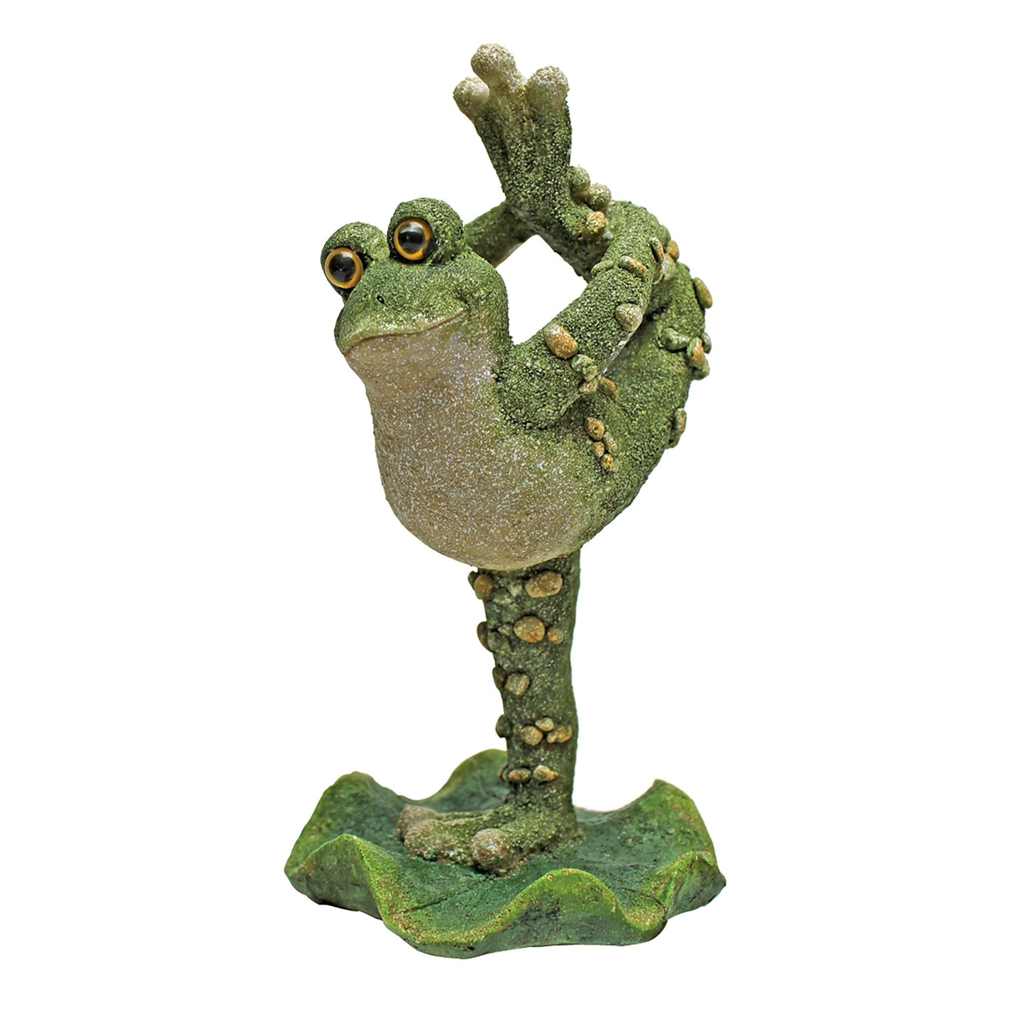 Boogie Down, Dancing Frog Statues: Leg Up - Tuesday Morning - Statues & Sculptures