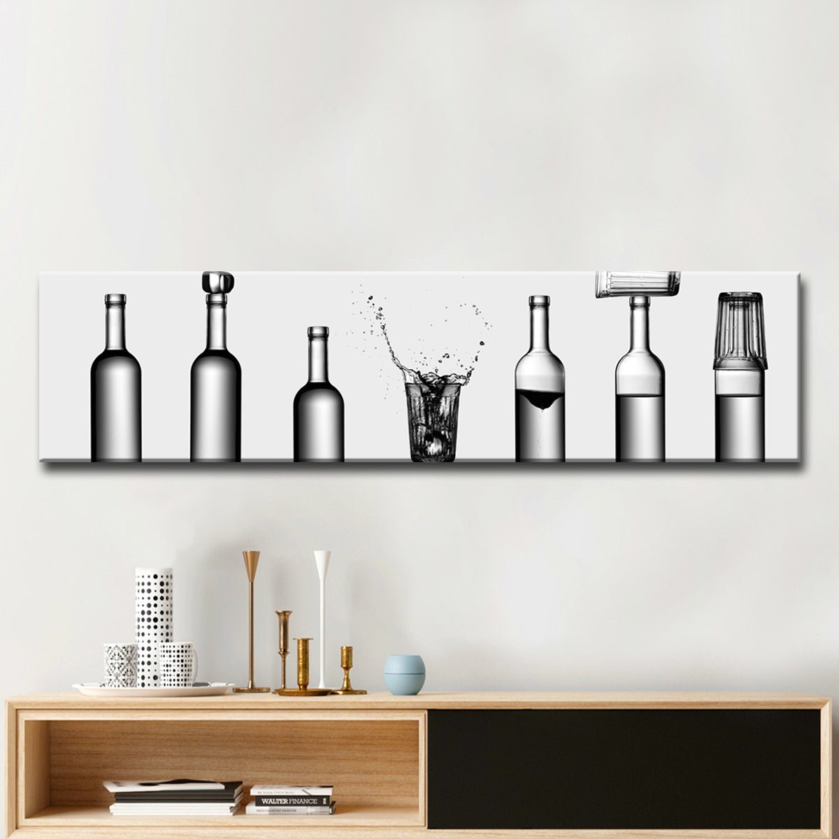 Bottle's Game' Wrapped Canvas Wall Art - Tuesday Morning - Wall Art