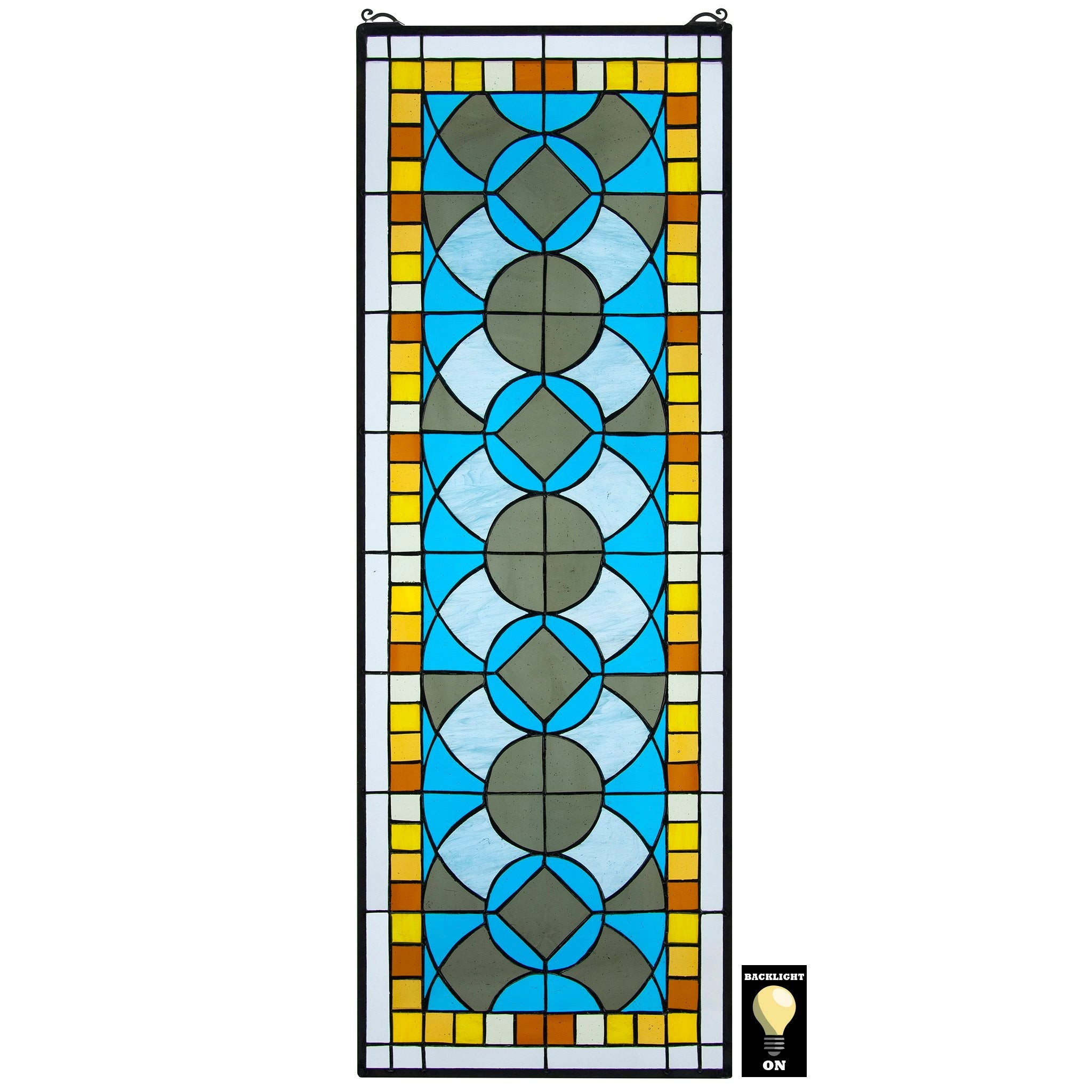 Boundless Rhythm Tiffany - Style Stained Glass Window - Tuesday Morning - Wall Accents