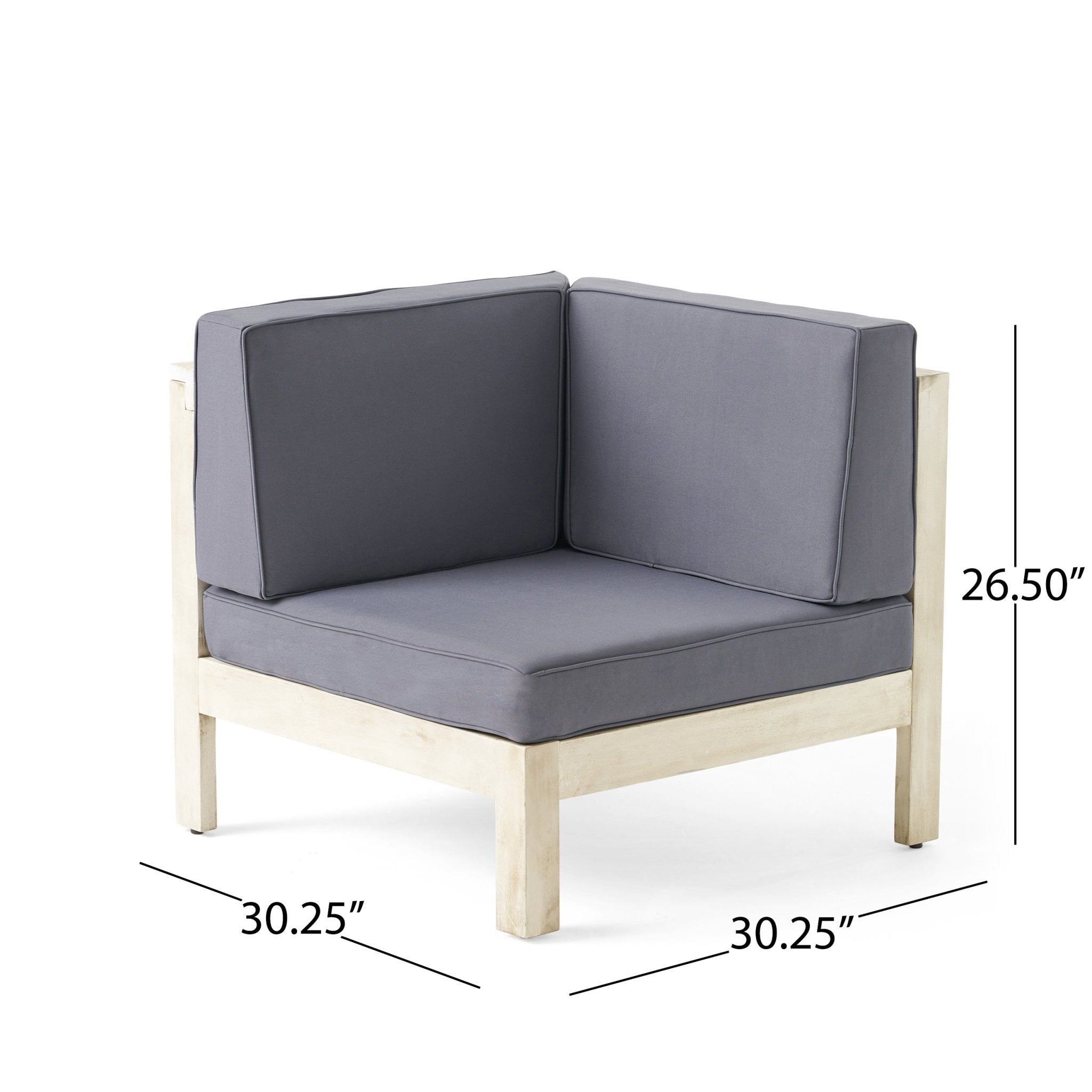 BRAVA X - BACK LOVESEAT, LIGHT GREY - Tuesday Morning - Outdoor Furniture Sets