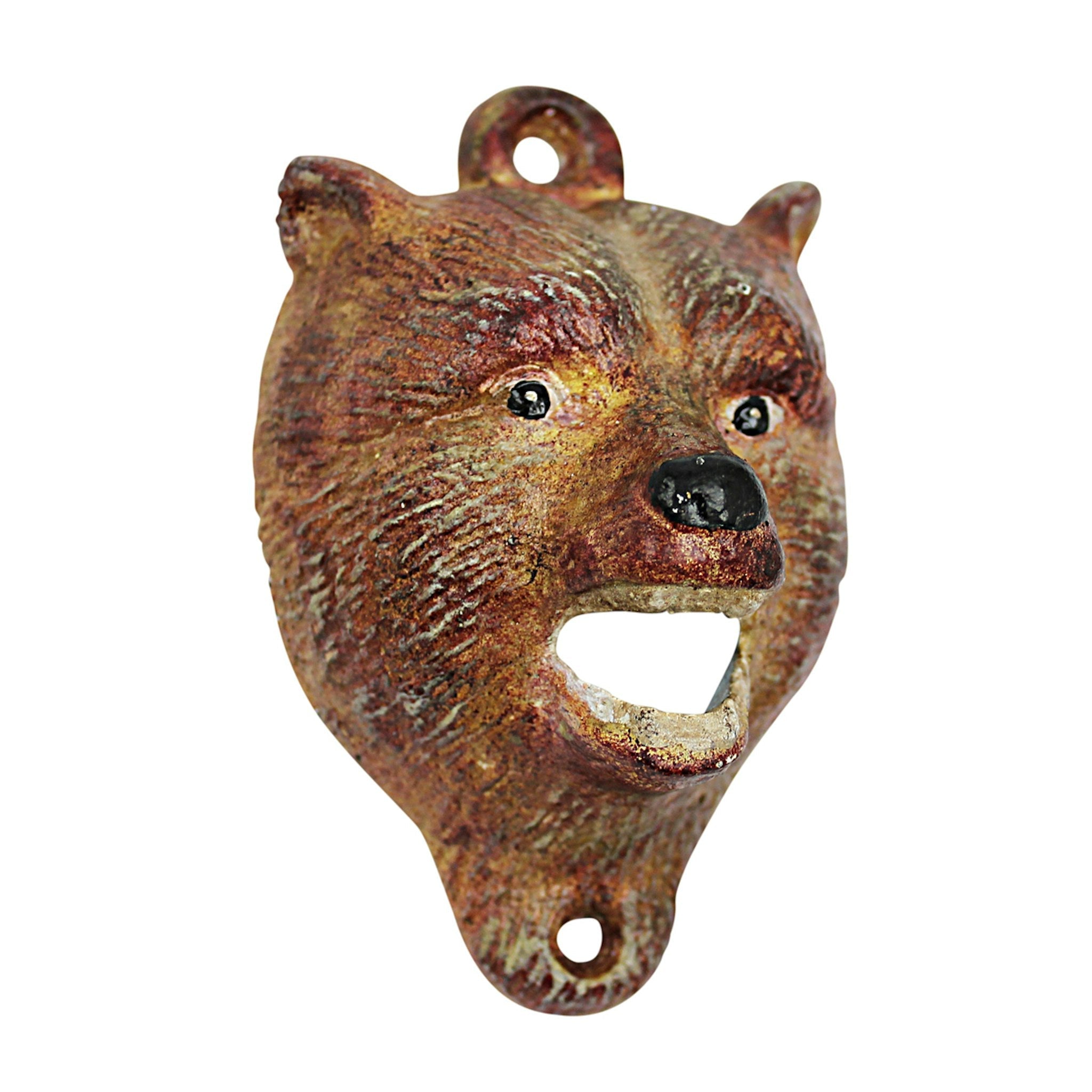 Brown Bear of the Forest Cast Iron Bottle Opener - Tuesday Morning - Kitchen Tools