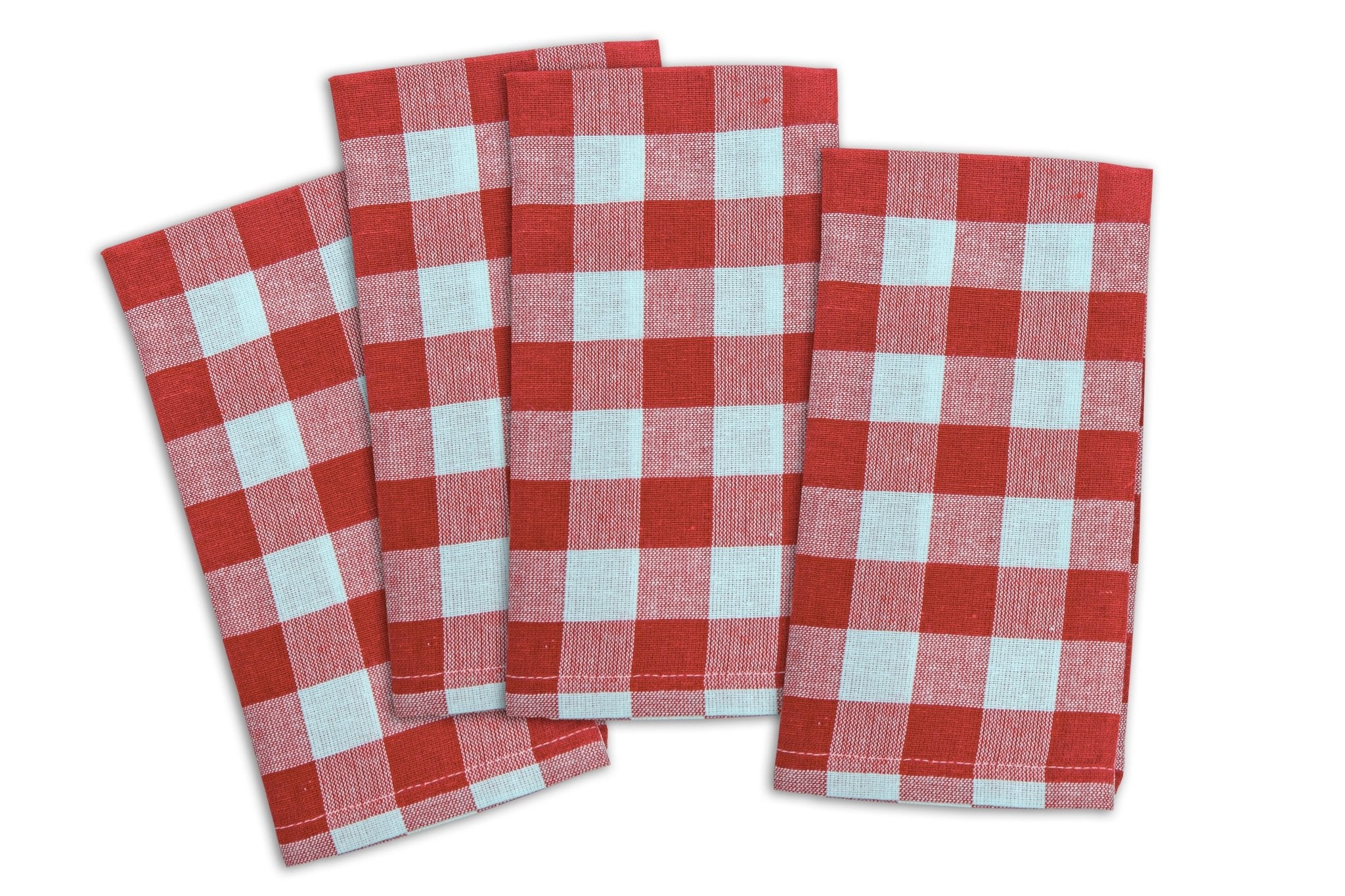 Buffalo Check 100% Cotton Napkin (Set of 4) - Tuesday Morning - Cloth Napkins