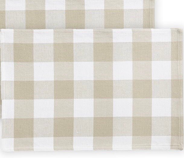 Buffalo Check 100% Cotton Reversible Placemat (set of 4) - Tuesday Morning - Placemats