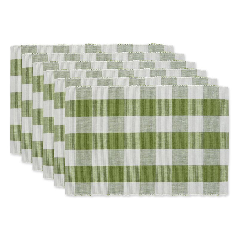 Buffalo Check 100% Cotton Reversible Placemat (set of 4) - Tuesday Morning - Placemats