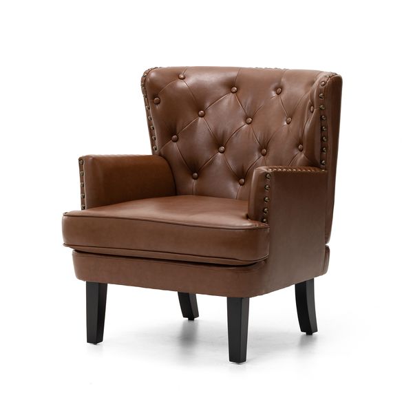 Button - tufted Accent Arm Chair - Tuesday Morning - Chairs