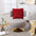 Swivel Accent Chair Armchair, Round Barrel Chair in Fabric for Bedroom