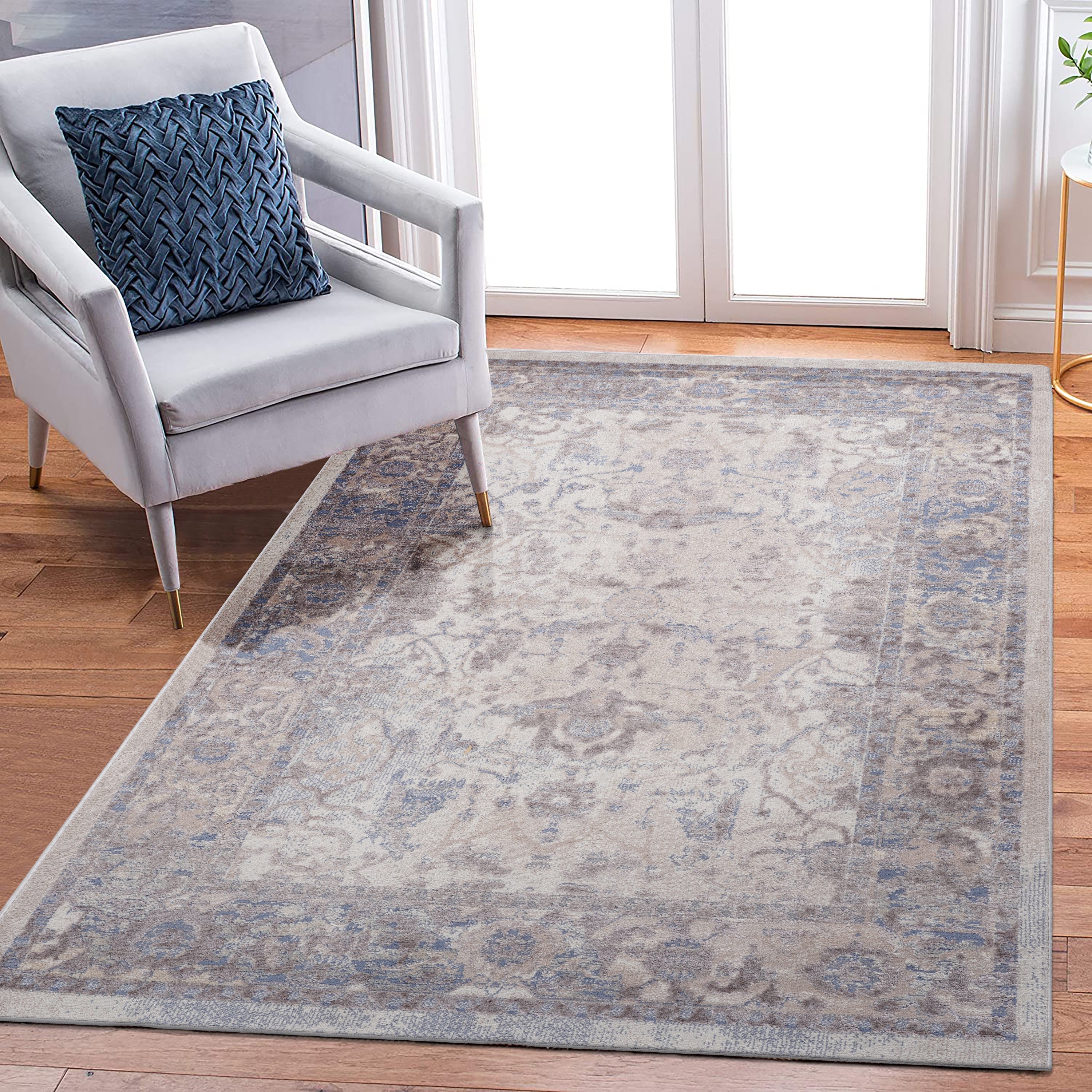 NAAR PAYAS Traditional Non-Shedding and Stain Resistant Area Rug