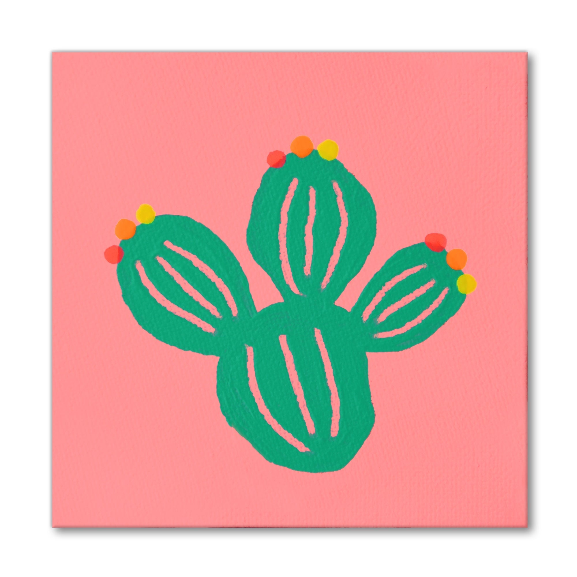 Cactus' Wrapped Canvas Wall Art - Tuesday Morning - Wall Art