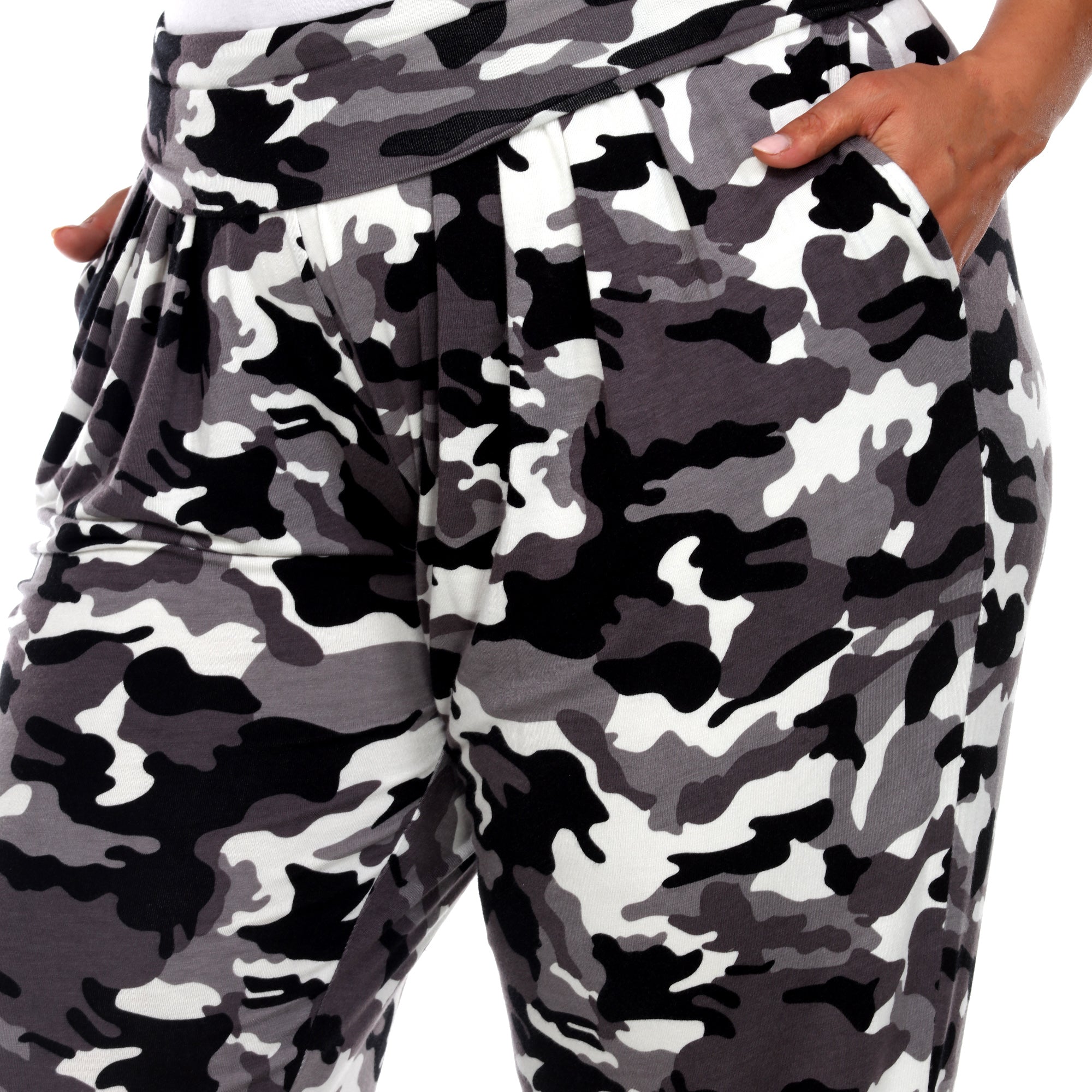 Camo Harem Pants - Plus - Tuesday Morning - Pants