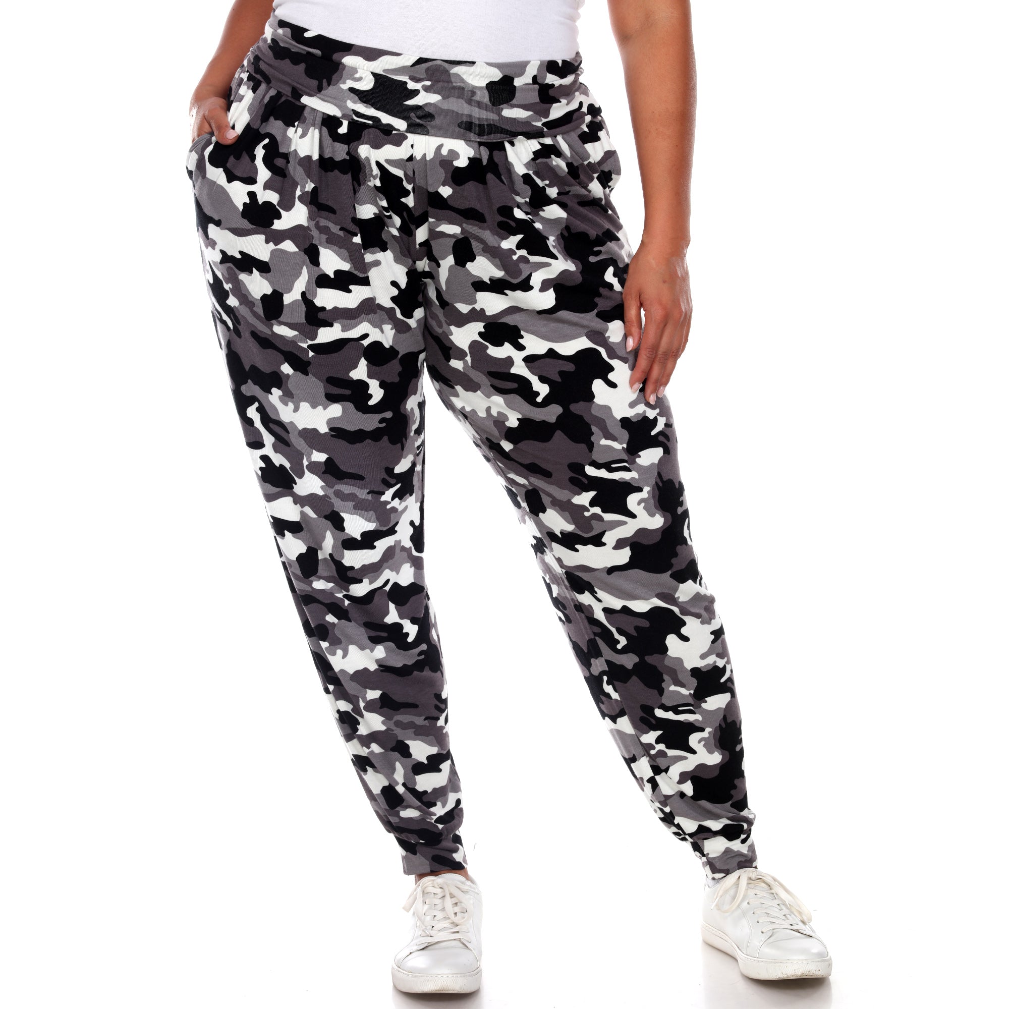 Camo Harem Pants - Plus - Tuesday Morning - Pants