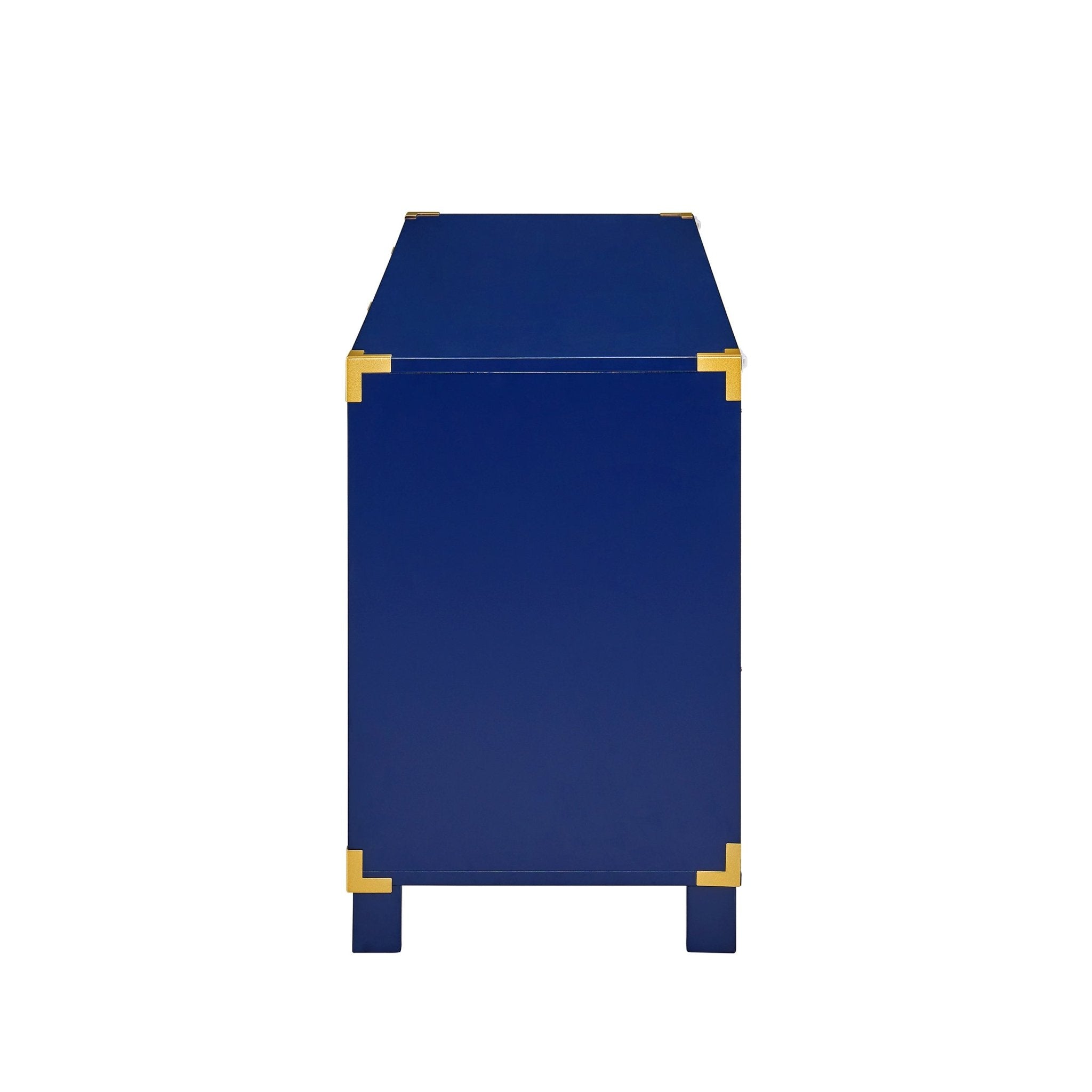 Campaign Entertainment Center Console - Navy - Tuesday Morning - Entertainment Centers & TV Stands