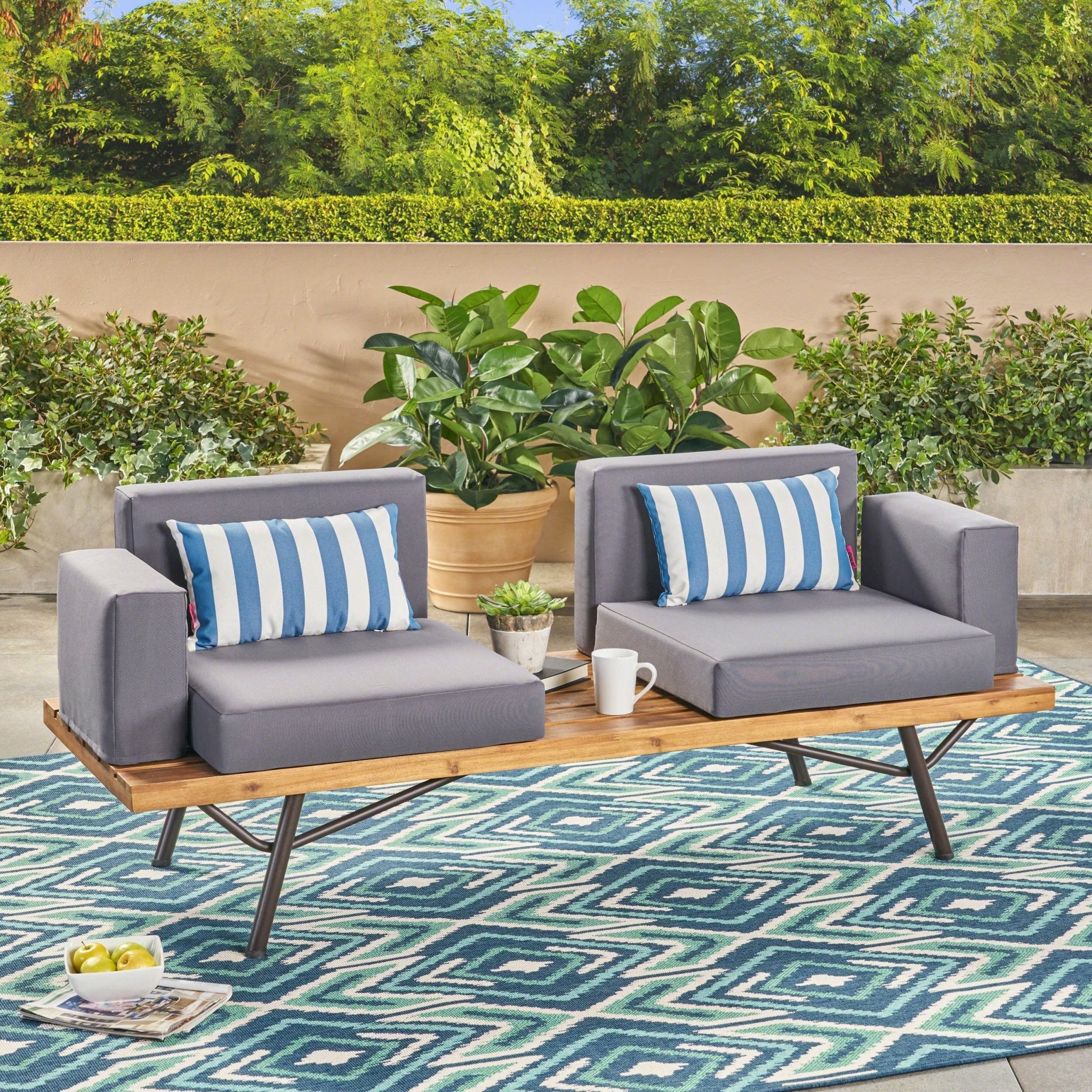 CANOGA SOFA by Christopher Knight Home - Tuesday Morning - Outdoor Furniture Sets