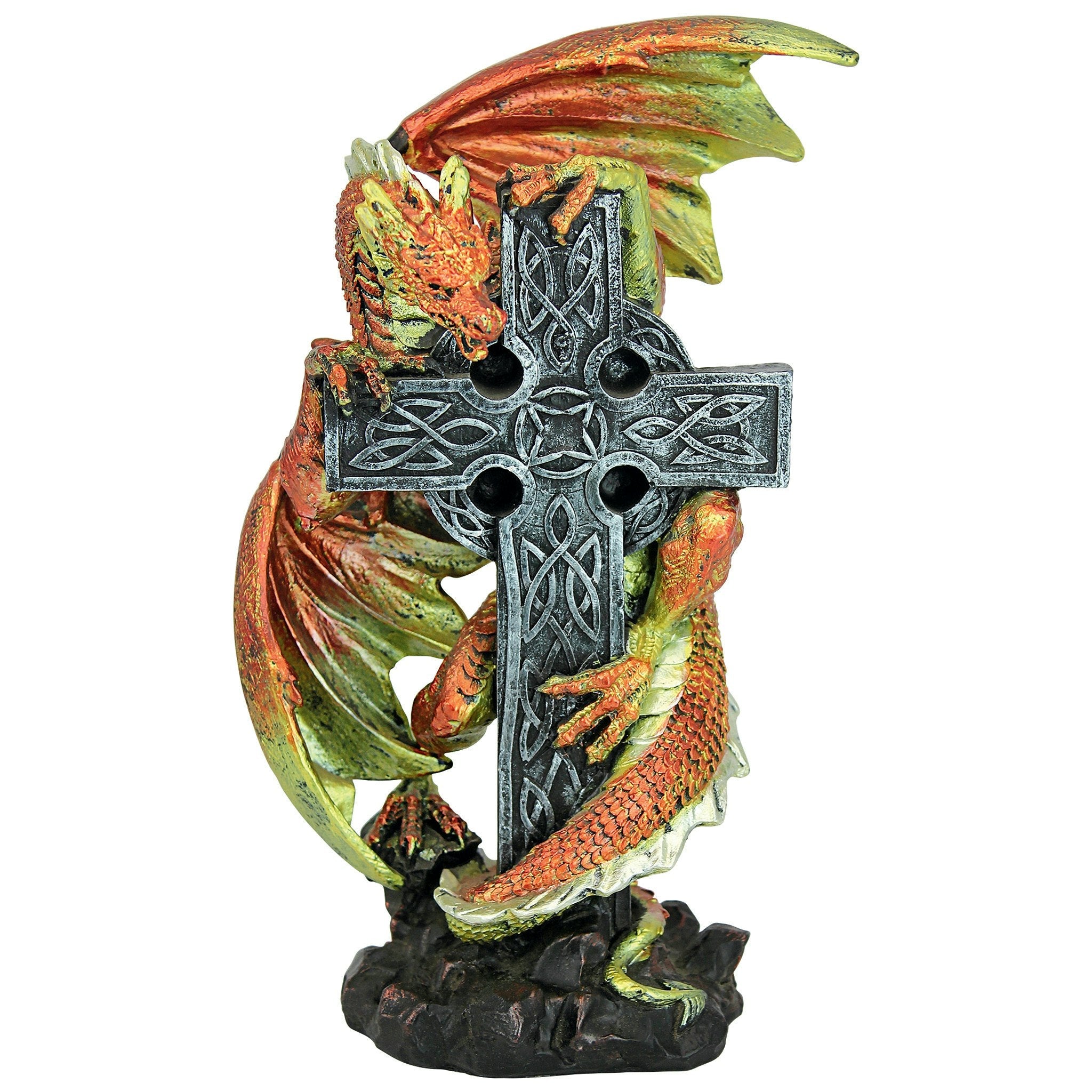 Carrickbrack Celtic Dragon Statue - Tuesday Morning - Statues & Sculptures