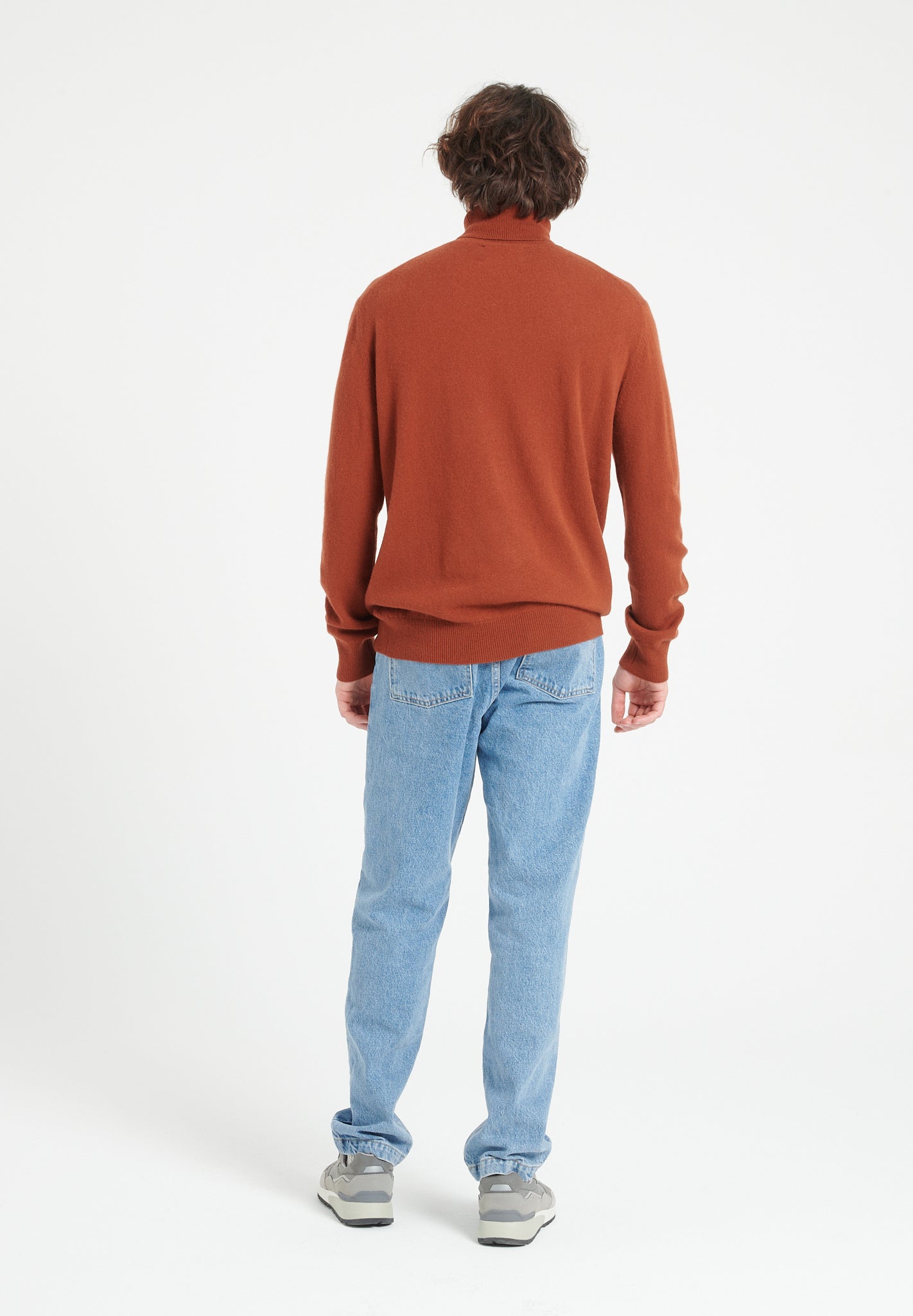 Cashmere turtleneck sweater terracotta - Tuesday Morning - Sweaters & Hoodies