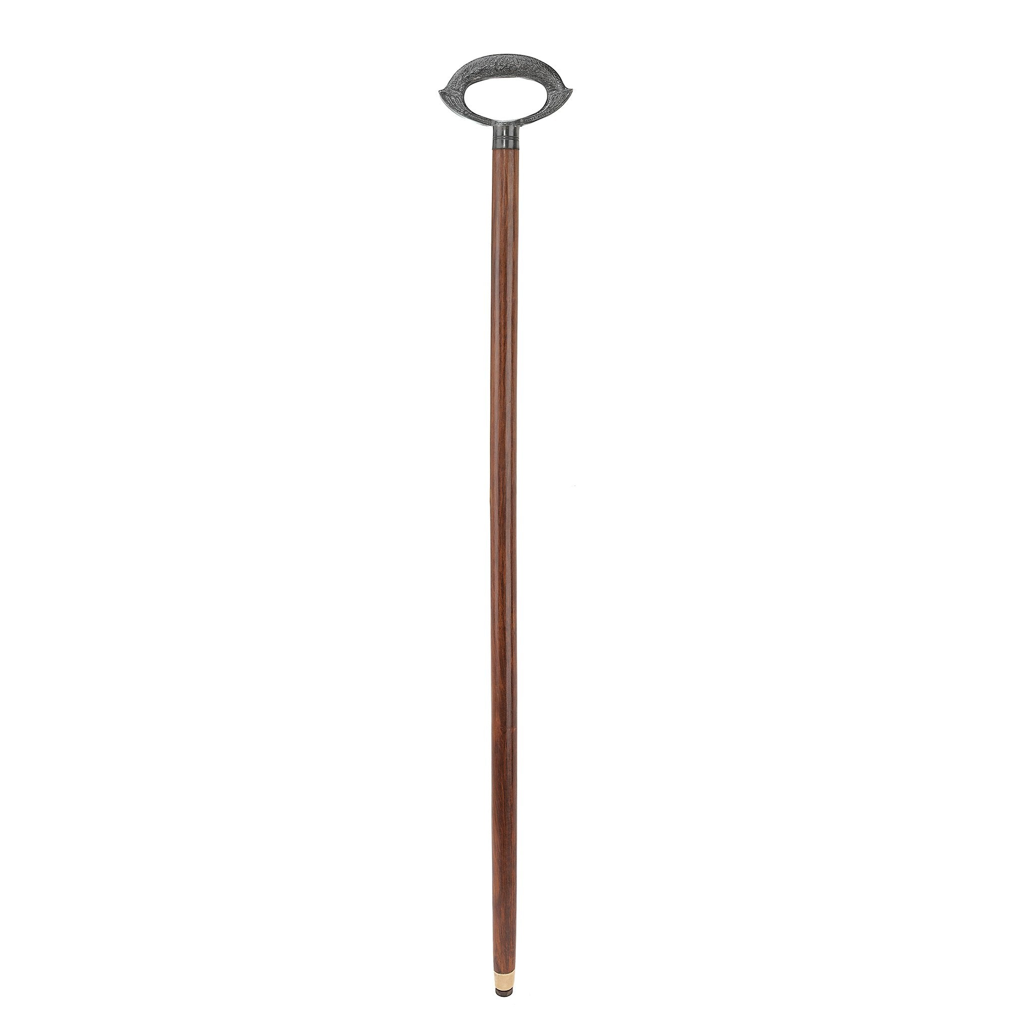 Cast Metal Grip Handle Hardwood Walking Stick - Tuesday Morning - Walking Sticks