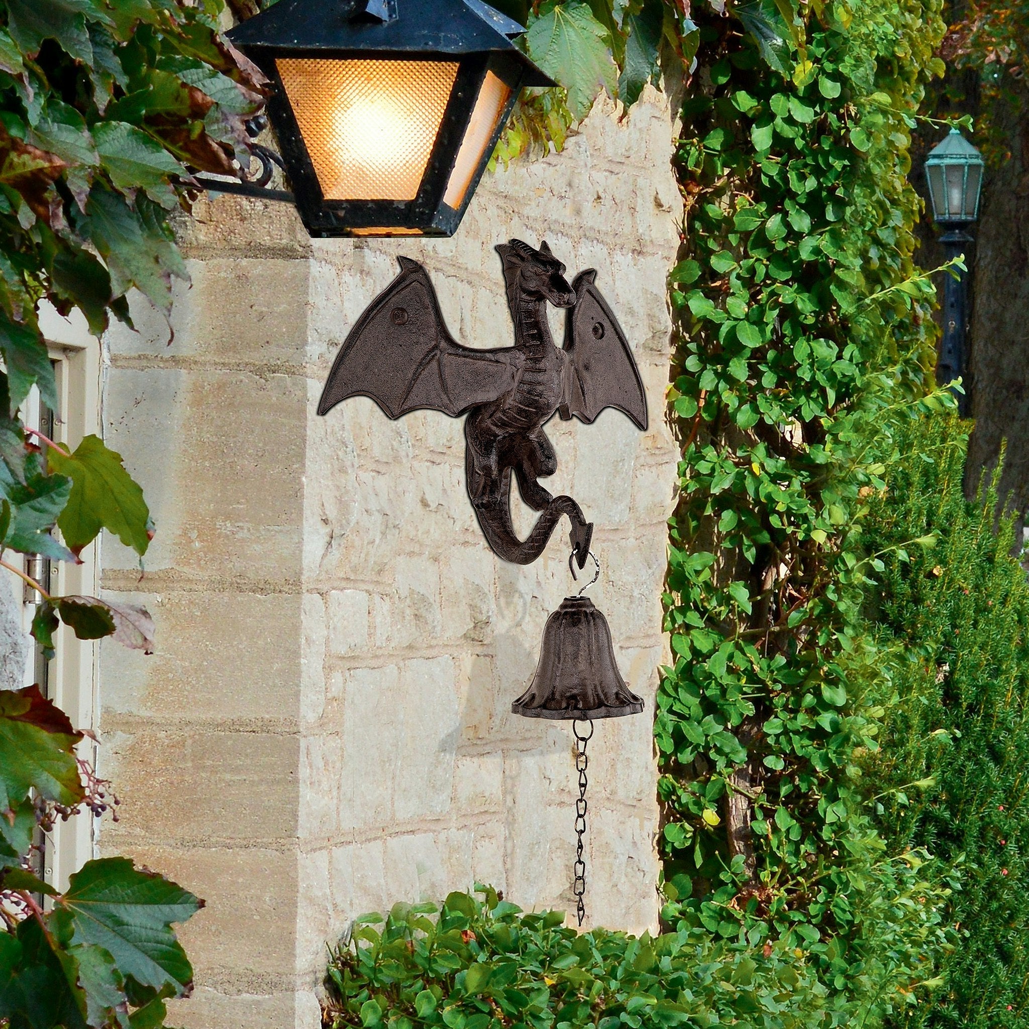 Castle Dragon Gothic Iron Bell - Tuesday Morning - Decorative Objects