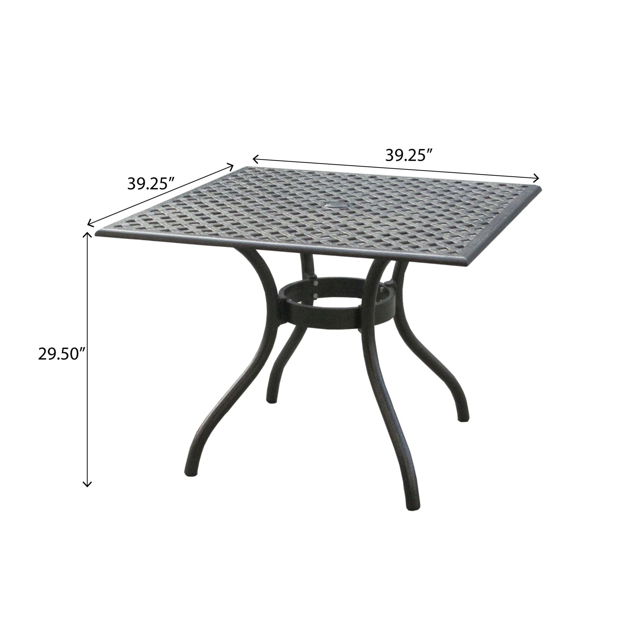 CAYMAN ARCH MESH I 39IN SQ TABLE - Tuesday Morning - Tables