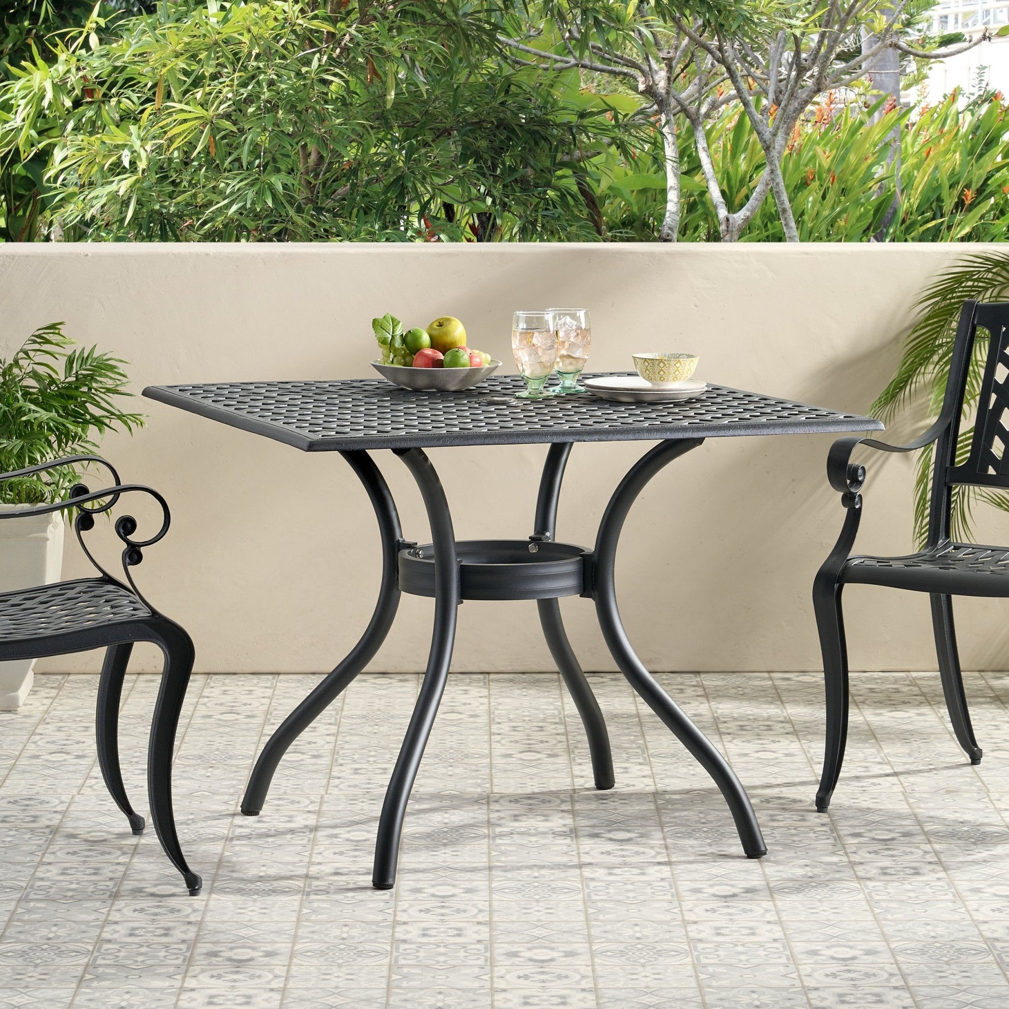 CAYMAN ARCH MESH I 39IN SQ TABLE - Tuesday Morning - Tables