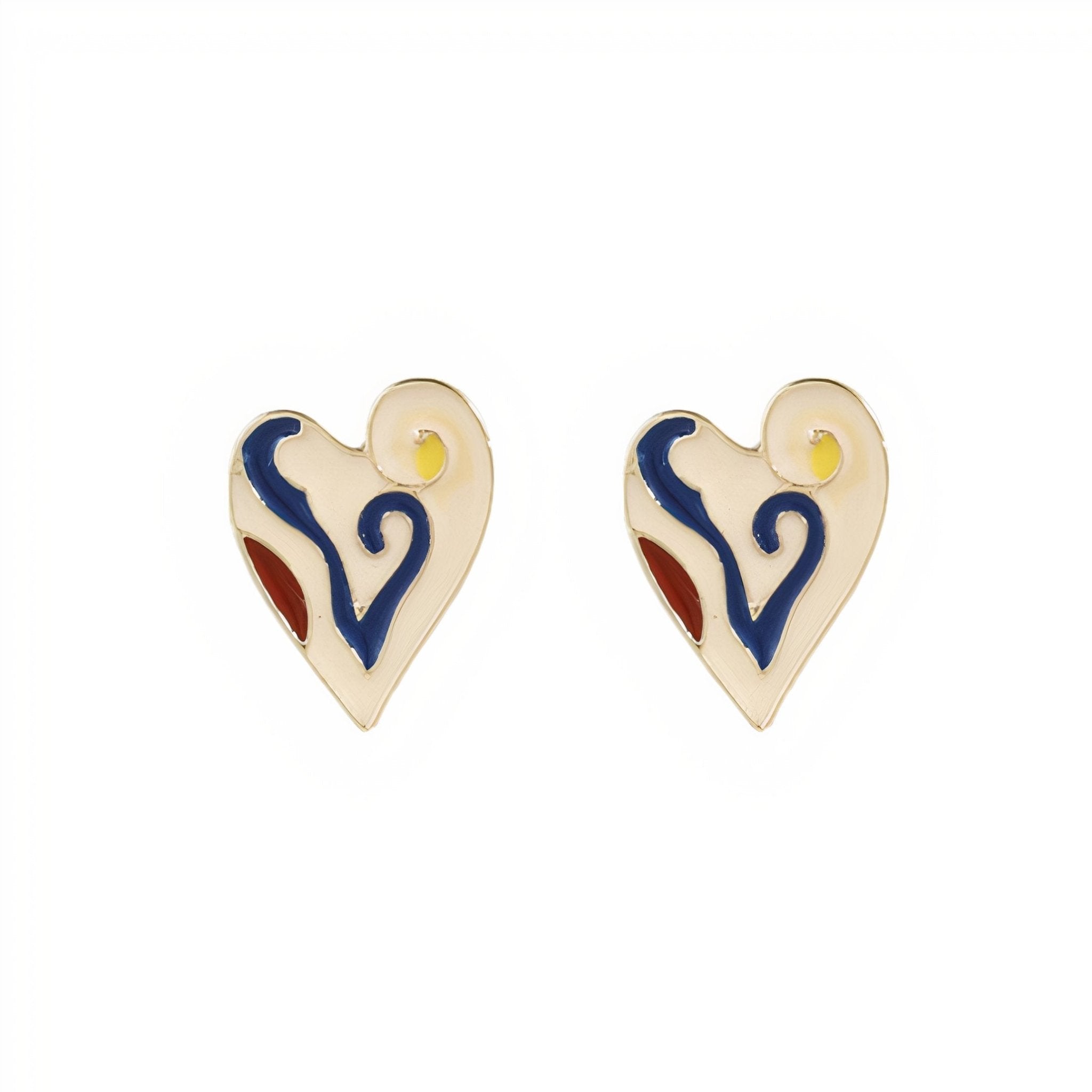 CB Heart Stud Earrings - Tuesday Morning - Earrings