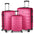 Luggage Suitcase 3 Piece Sets Hardside Carry-on luggage with Spinner Wheels