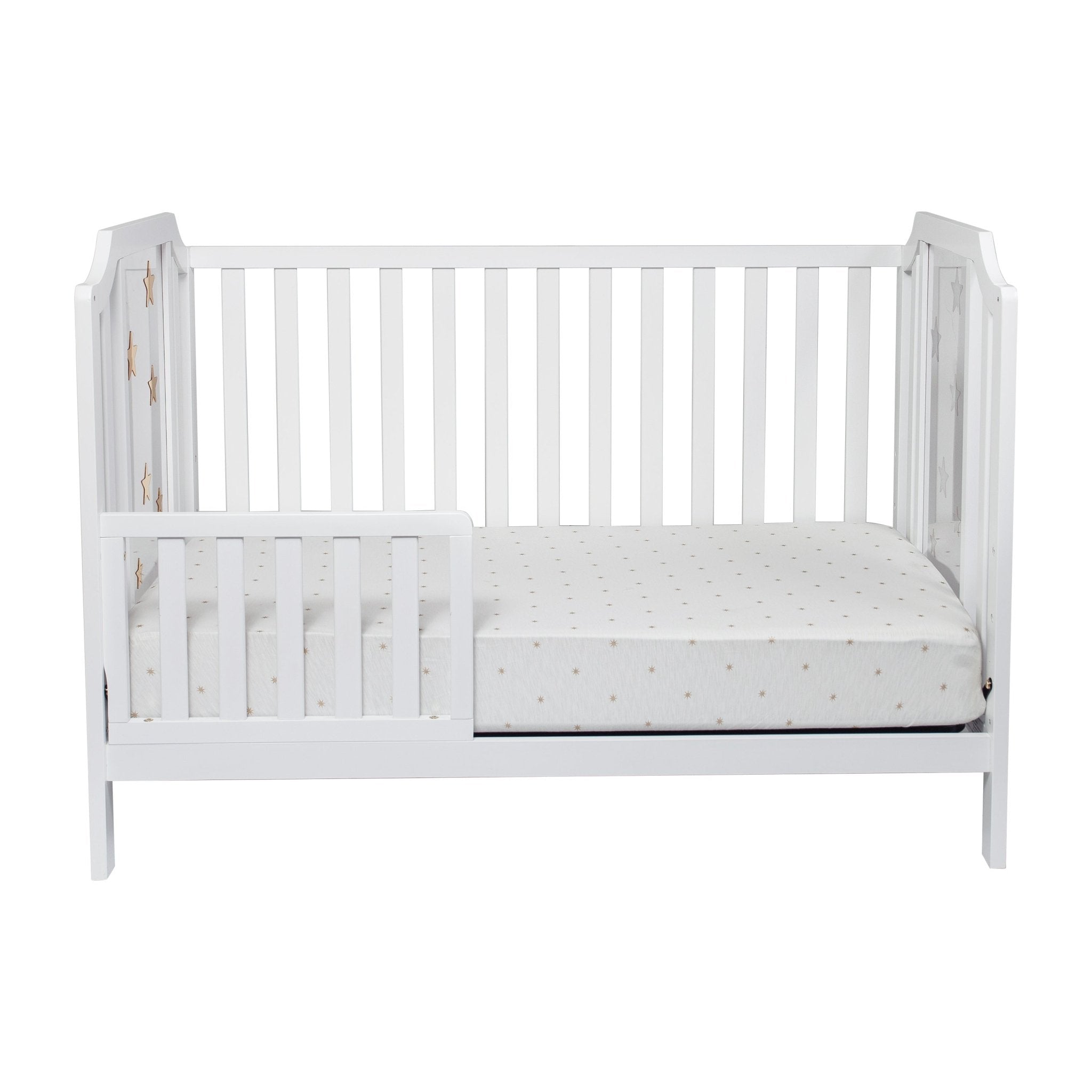 Celeste 3 - in - 1 Convertible Island Crib White - Tuesday Morning - Cribs & Toddler Beds