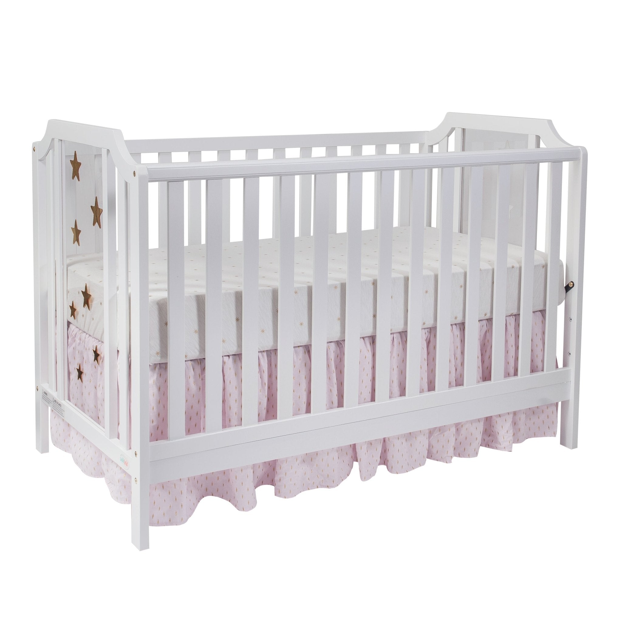 Celeste 3 - in - 1 Convertible Island Crib White - Tuesday Morning - Cribs & Toddler Beds