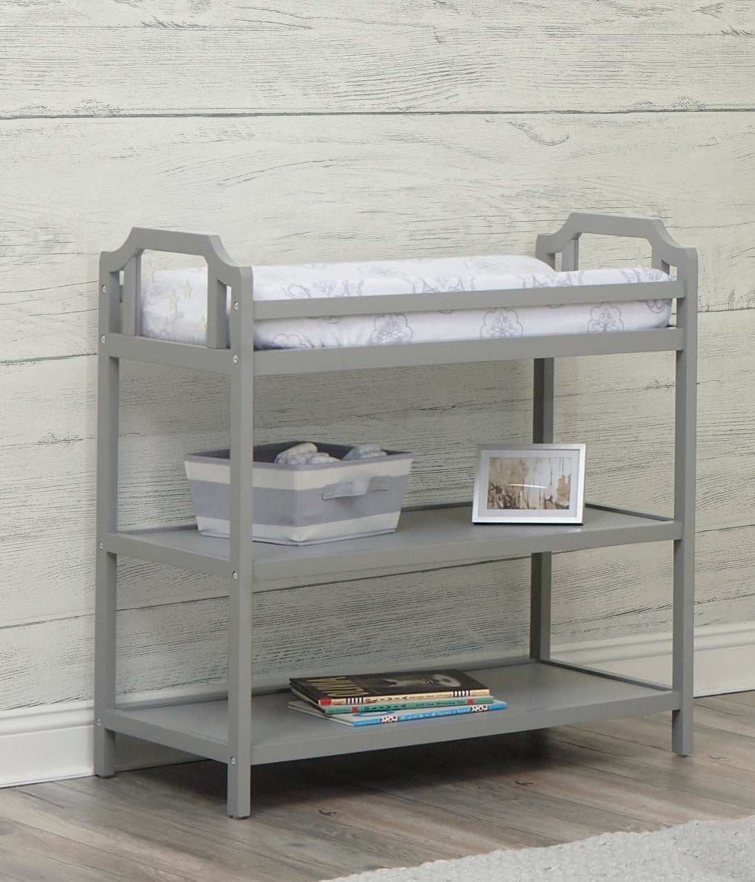 Celeste Changing Table Light Gray - Tuesday Morning - Changing Tables