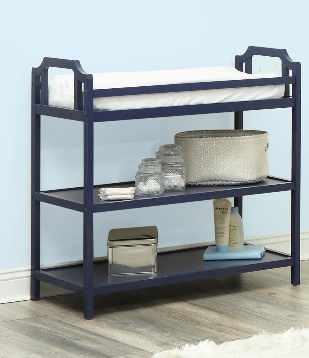 Celeste Changing Table Navy Blue - Tuesday Morning - Changing Tables