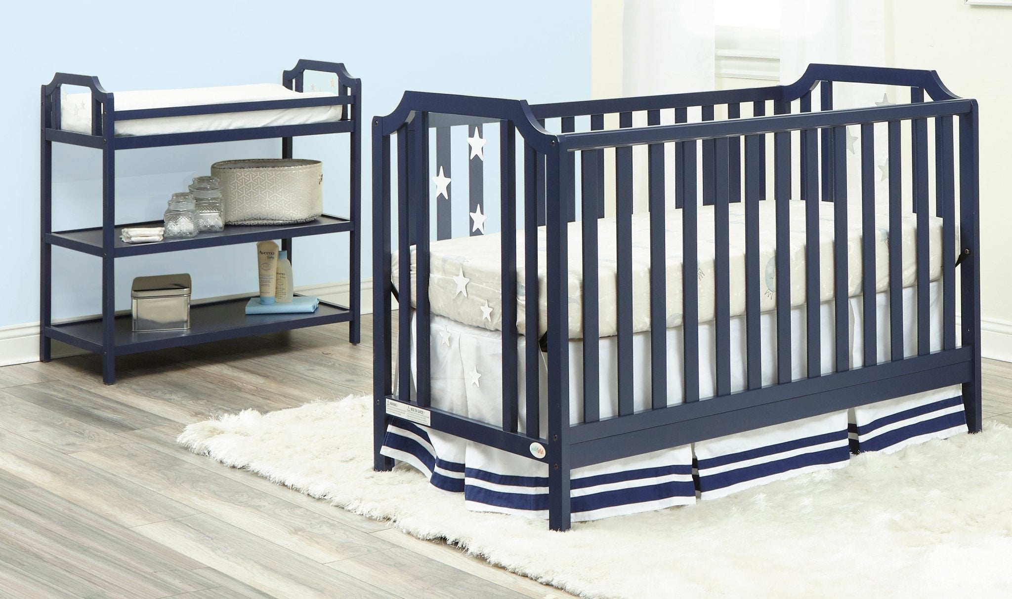 Celeste Changing Table Navy Blue - Tuesday Morning - Changing Tables