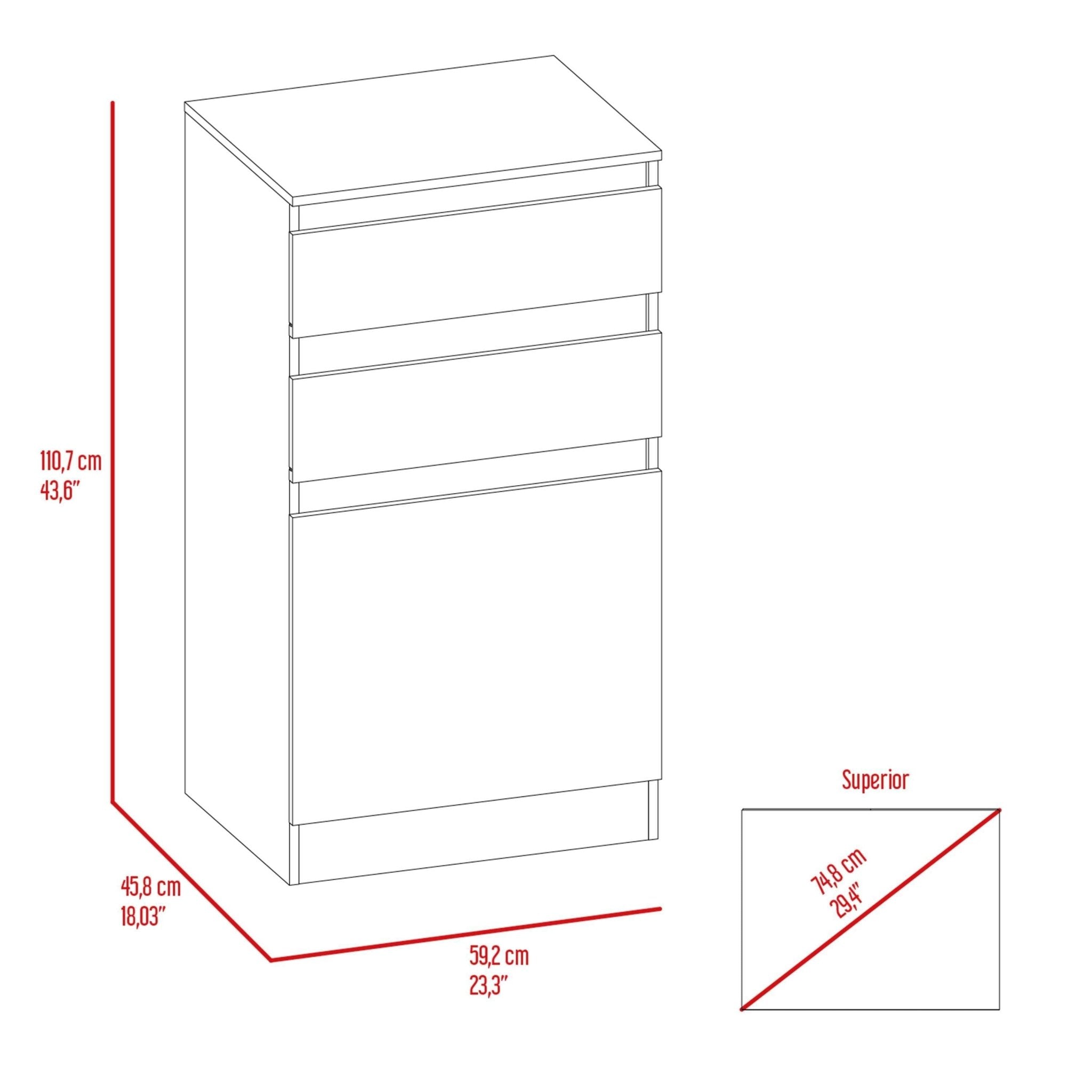 Celestial Dresser, Jewelry Box, Mirror, Two Drawers, Single Door Cabinet - Tuesday Morning - Dressers & Armoires