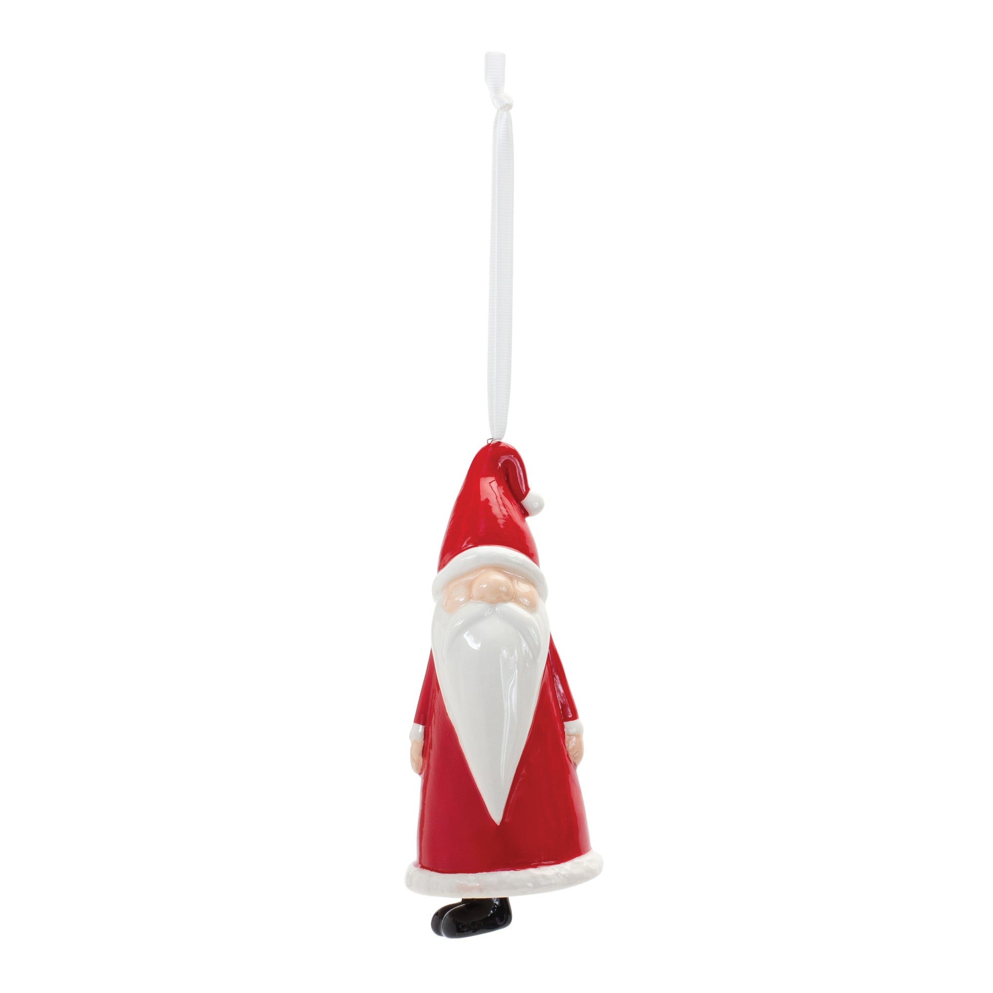 Ceramic Santa Bell Ornament (Set of 12) - Tuesday Morning - Decorative Objects