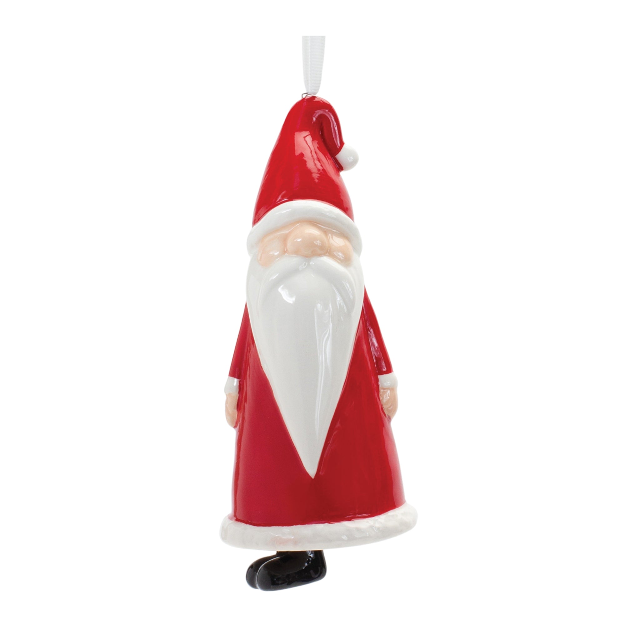 Ceramic Santa Bell Ornament (Set of 12) - Tuesday Morning - Decorative Objects