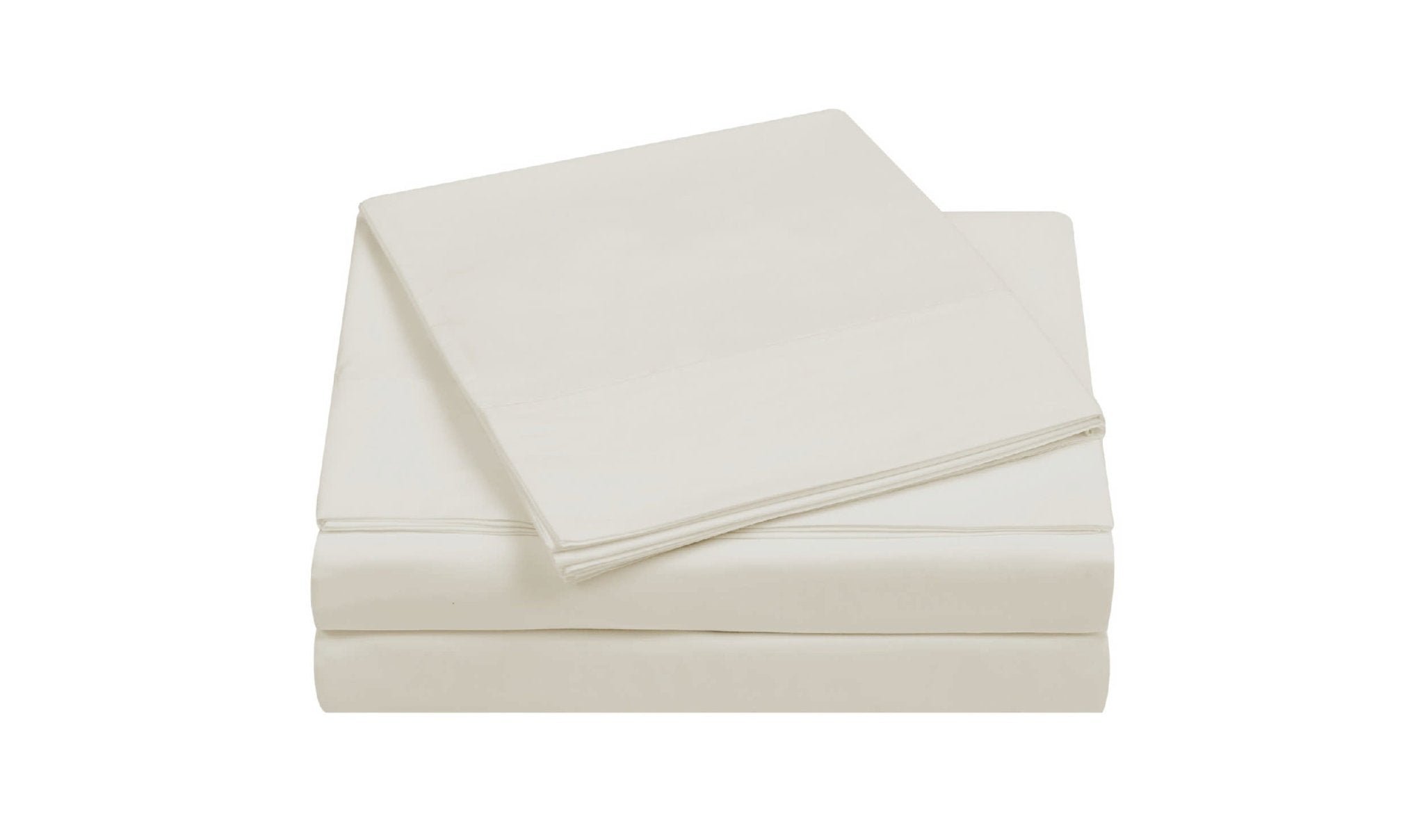 Charisma 400TC Percale Cotton 4 Piece Sheet Set - King - Tuesday Morning - Bed Sheets